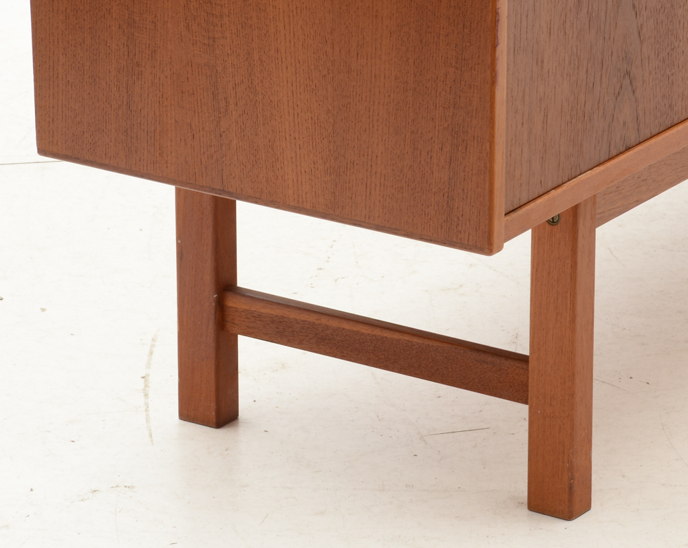 Swedish Modern Teak Buffet with Cabinet by Ulferts