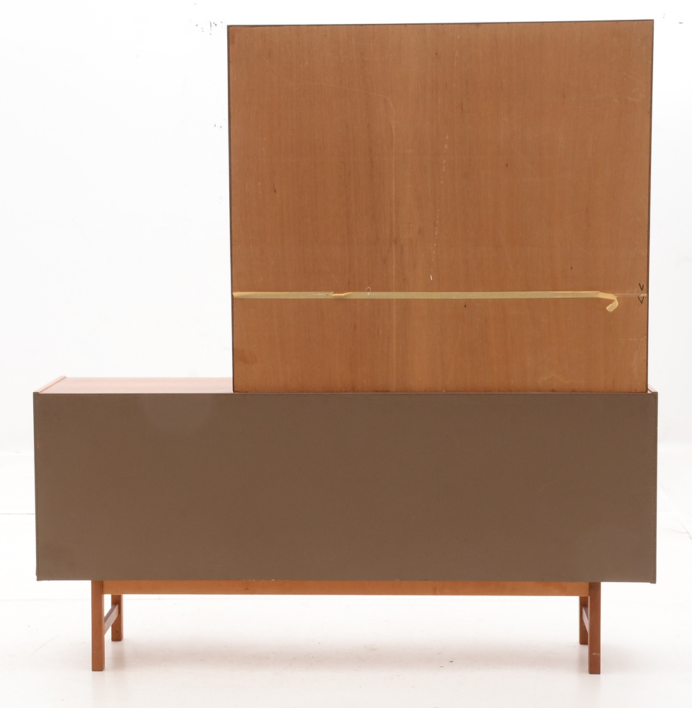 Swedish Modern Teak Buffet with Cabinet by Ulferts