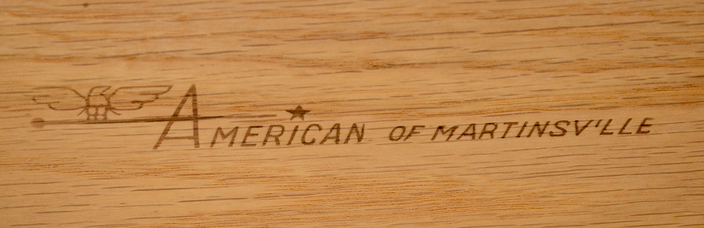 American of Martinsville Mid Century Modern Cabinet with Desk