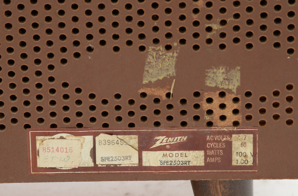 Zenith FM-AM Tuner Stereophonic Console