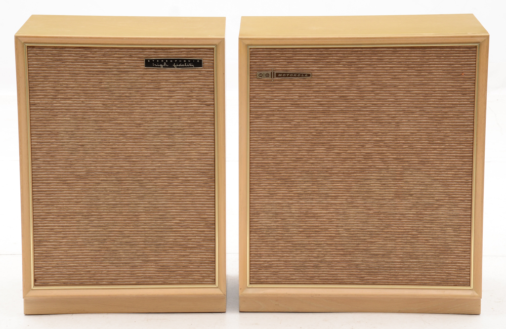 Vintage Motorola Stereo Console and Stereophone Speaker