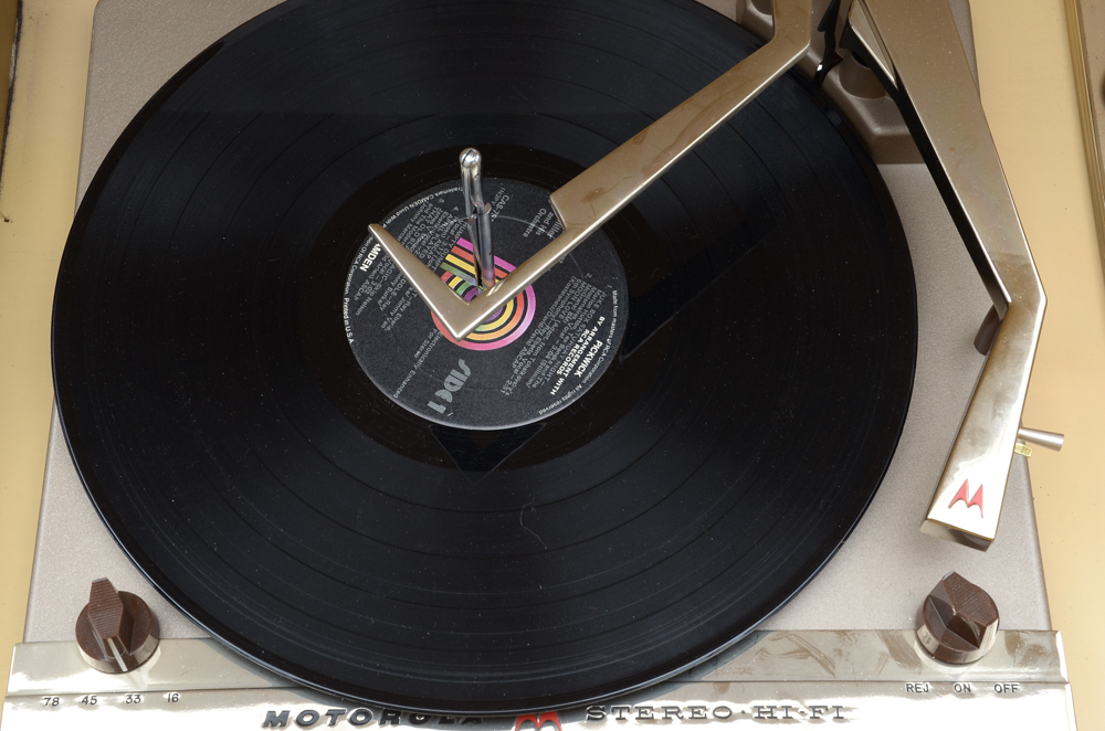 Vintage Motorola Stereo Console and Stereophone Speaker