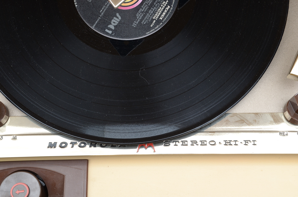 Vintage Motorola Stereo Console and Stereophone Speaker