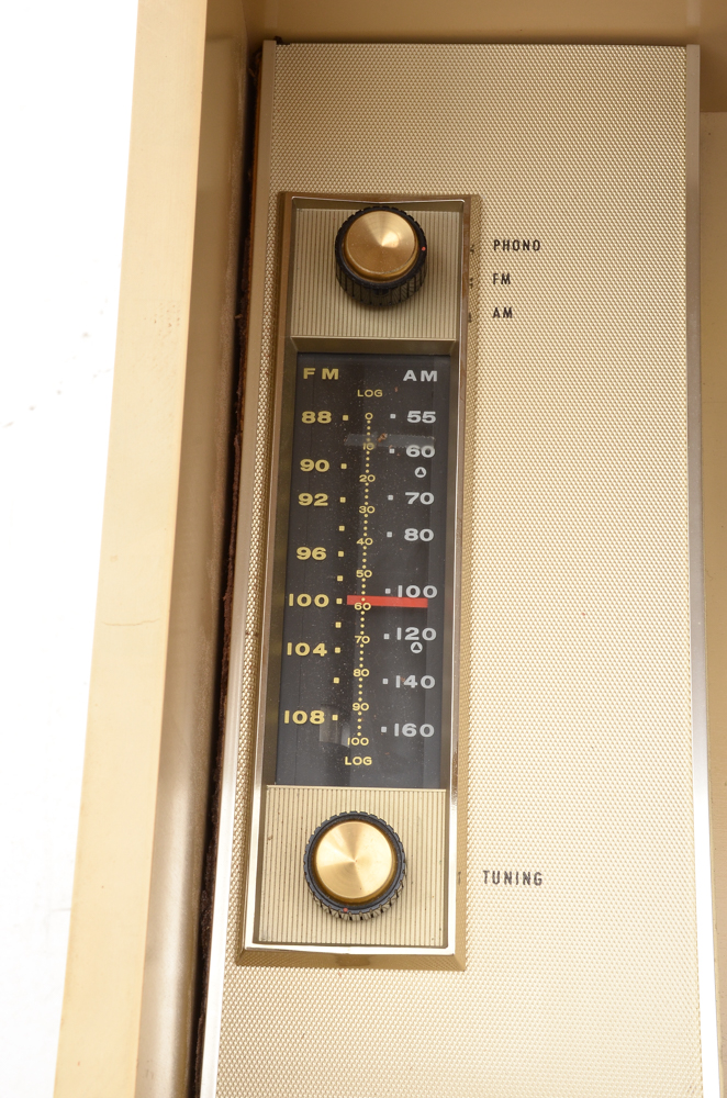 Vintage Motorola Stereo Console and Stereophone Speaker