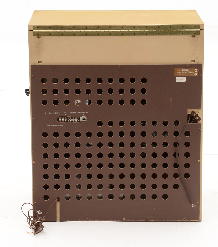 Vintage Motorola Stereo Console and Stereophone Speaker