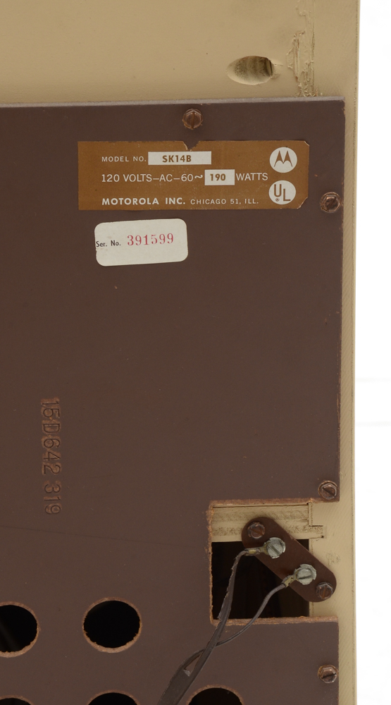 Vintage Motorola Stereo Console and Stereophone Speaker