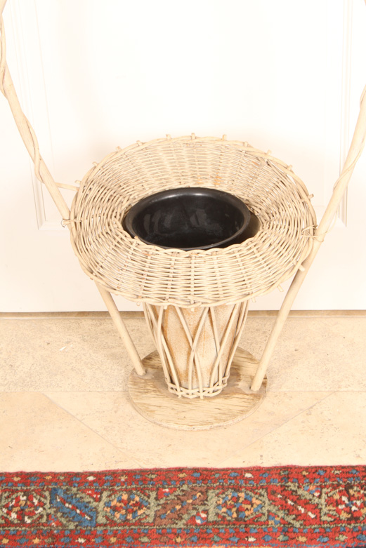Vintage Wicker Victorian Bride Basket
