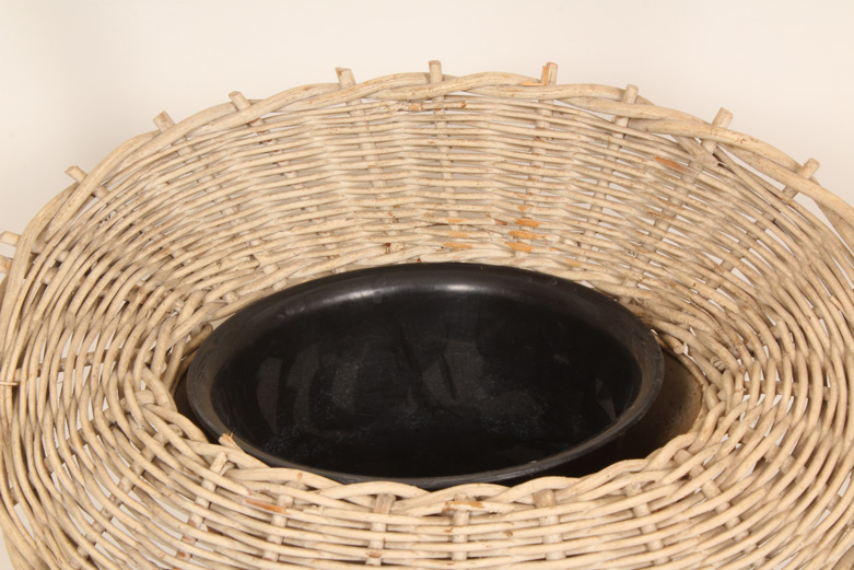 Vintage Wicker Victorian Bride Basket