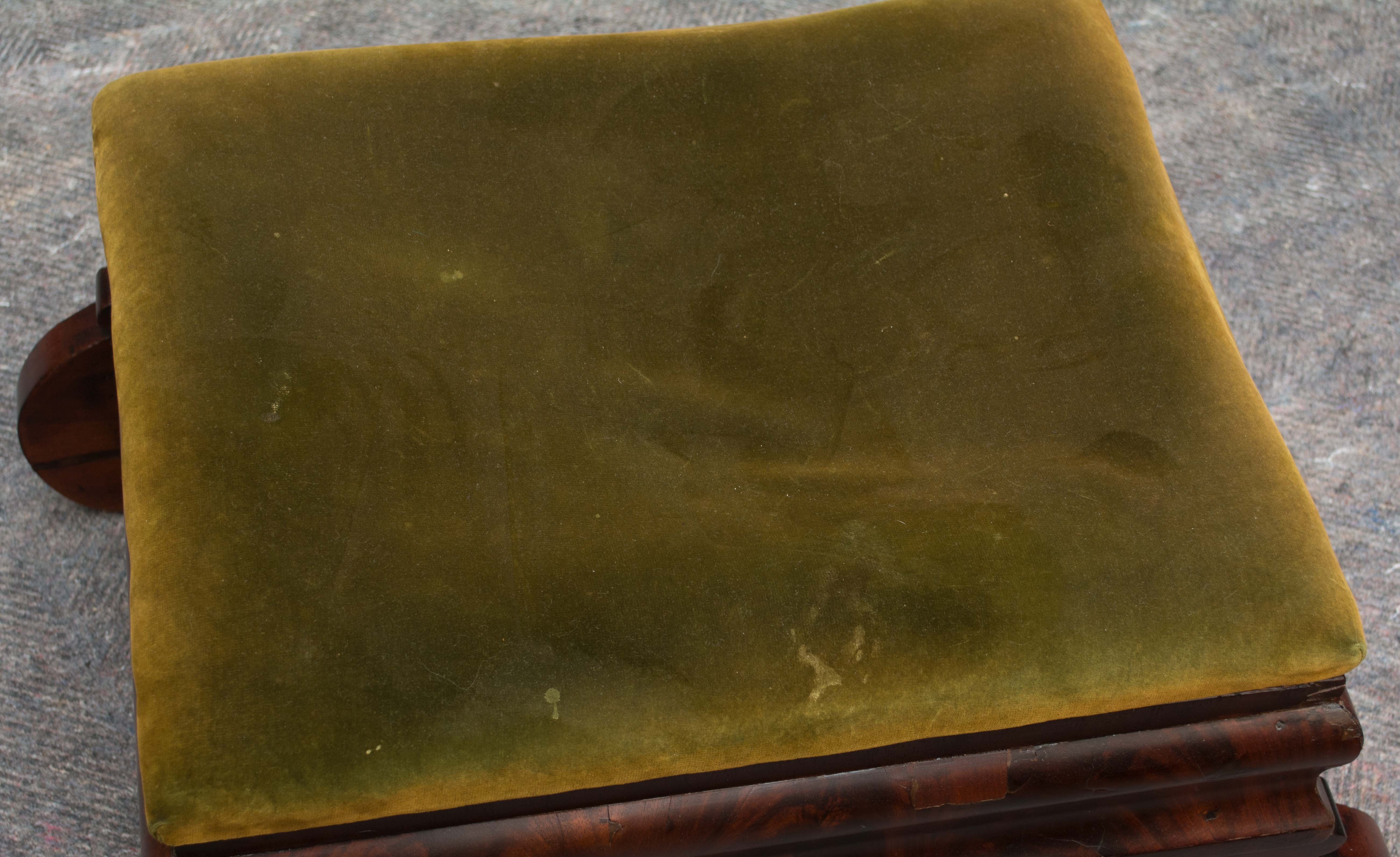 Antique Mahogany Footstool