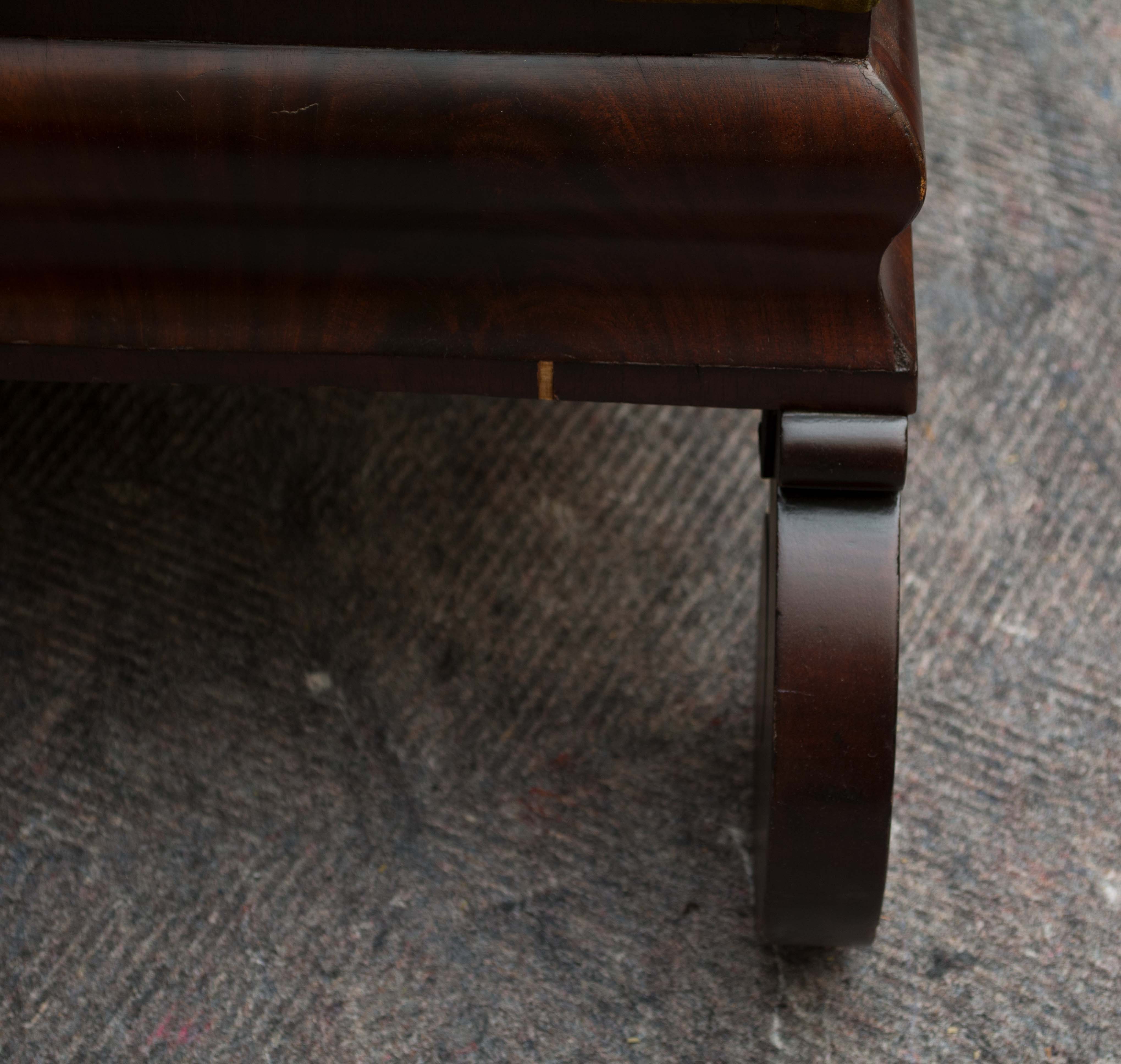 Antique Mahogany Footstool