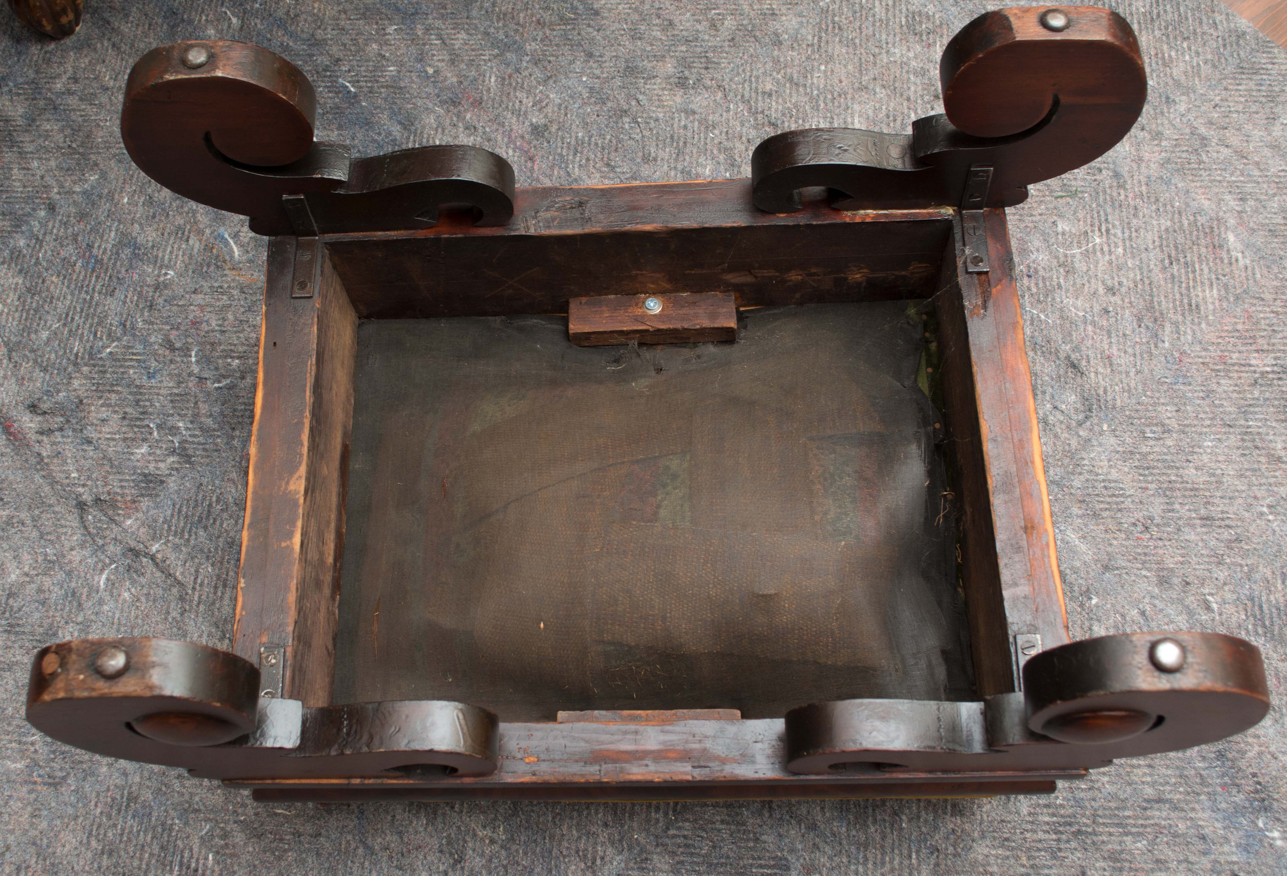 Antique Mahogany Footstool