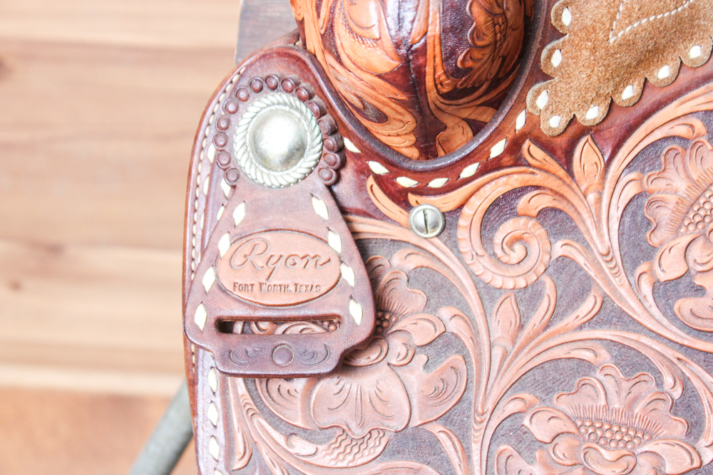 Vintage Ryan World Championship Western Pleasure Leather Saddle