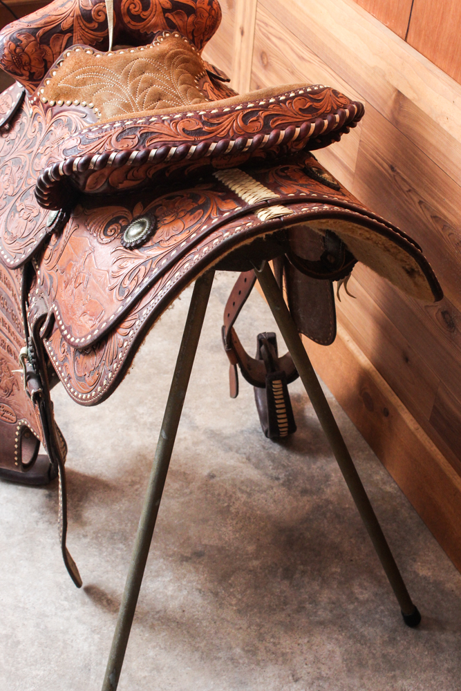 Vintage Ryan World Championship Western Pleasure Leather Saddle