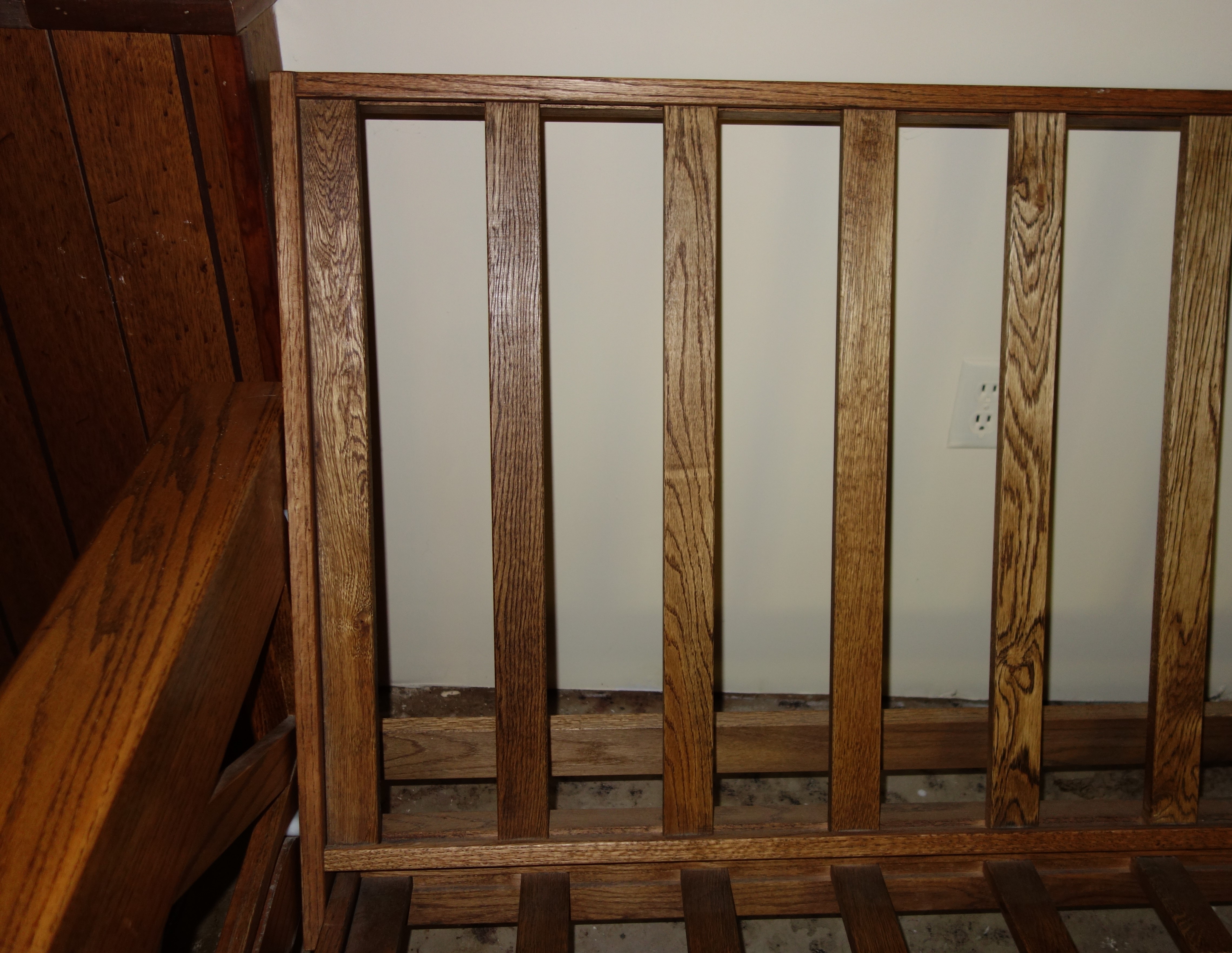 Mission Style Oak Futon Frame