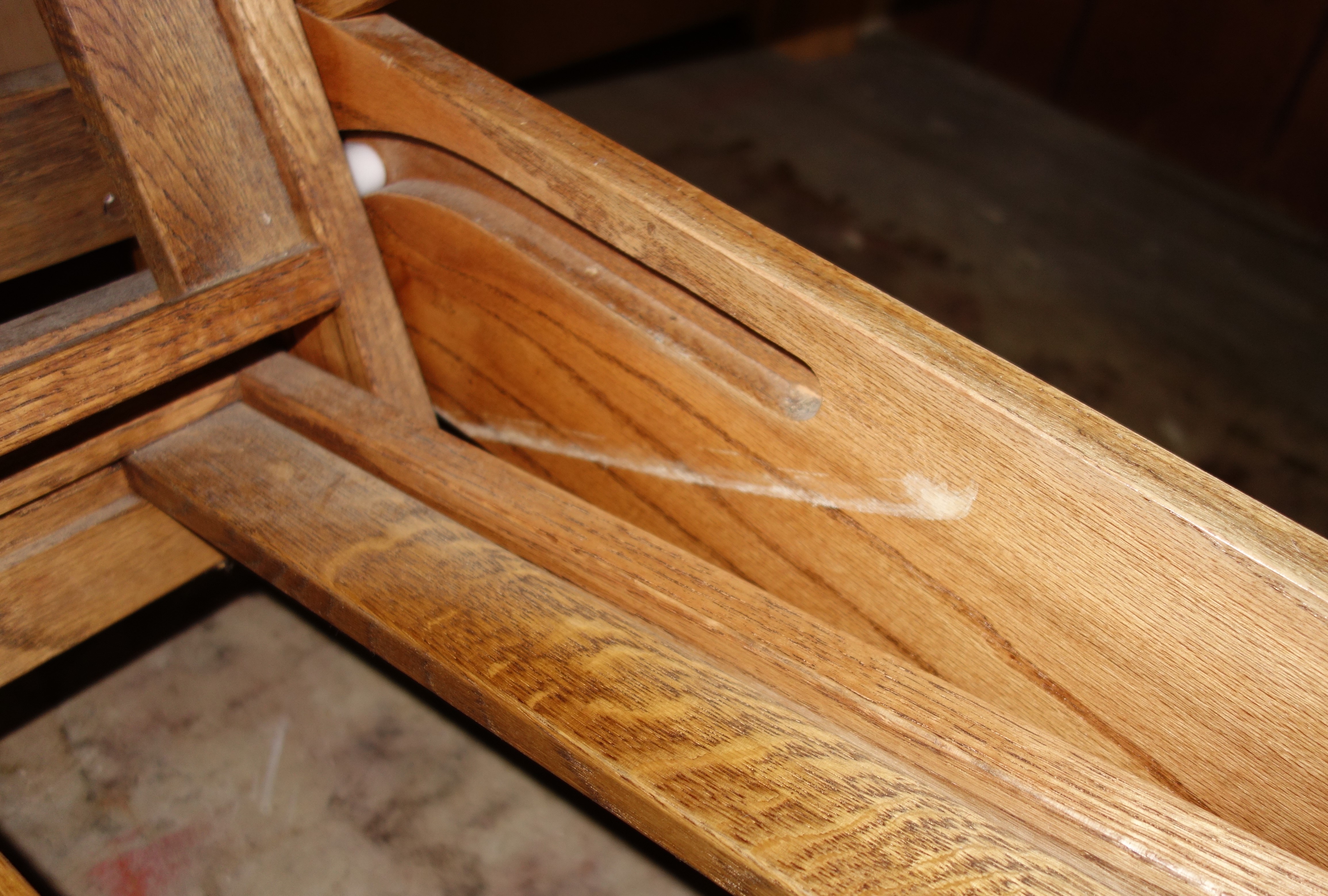 Mission Style Oak Futon Frame