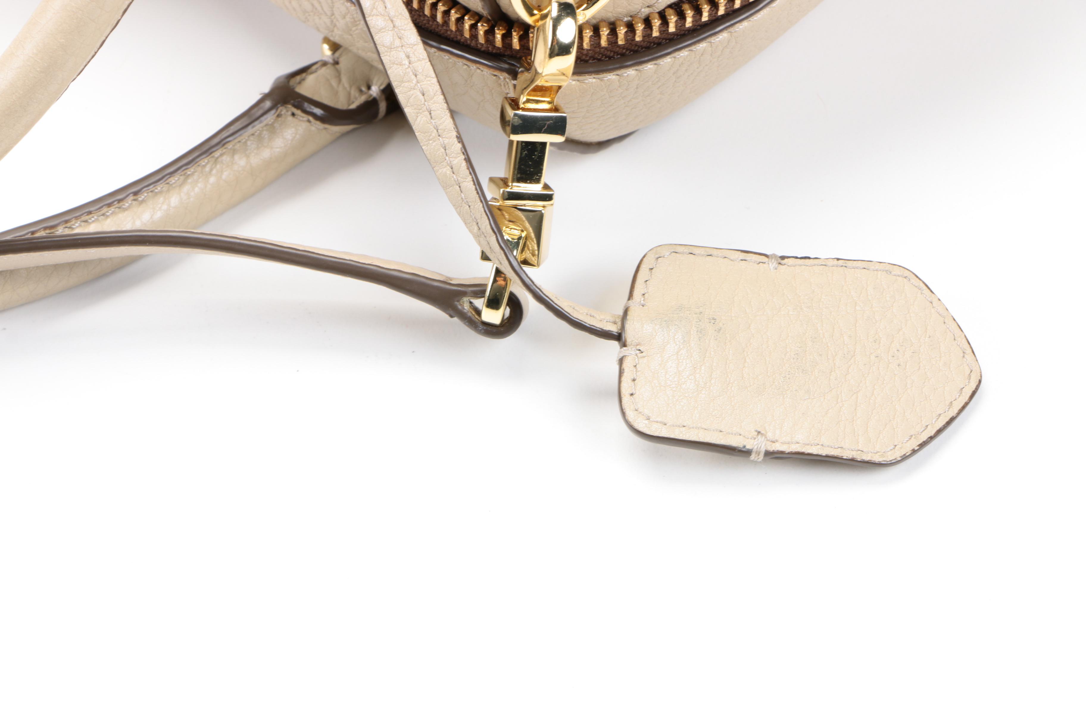 Tory Burch Pebbled Leather Handbag