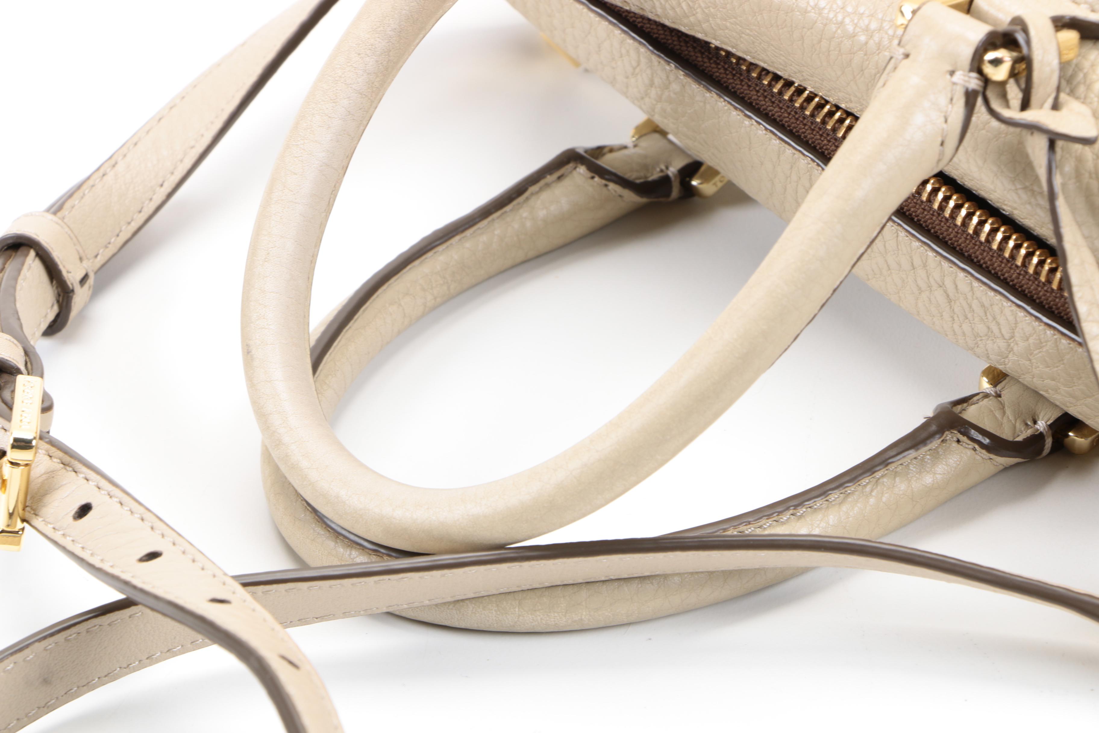 Tory Burch Pebbled Leather Handbag