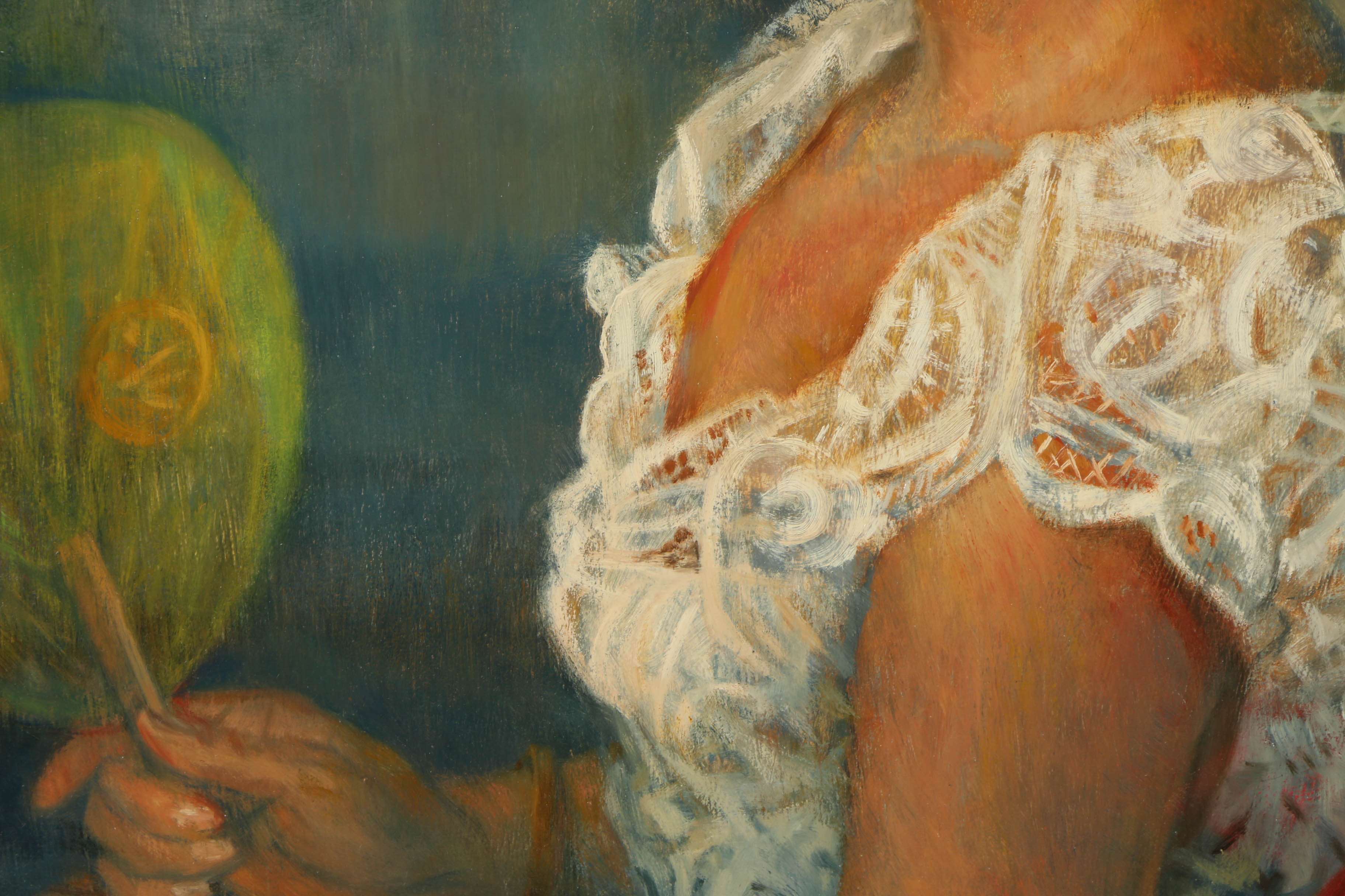 Charles W. Thwaites Oil Portrait on Masonite