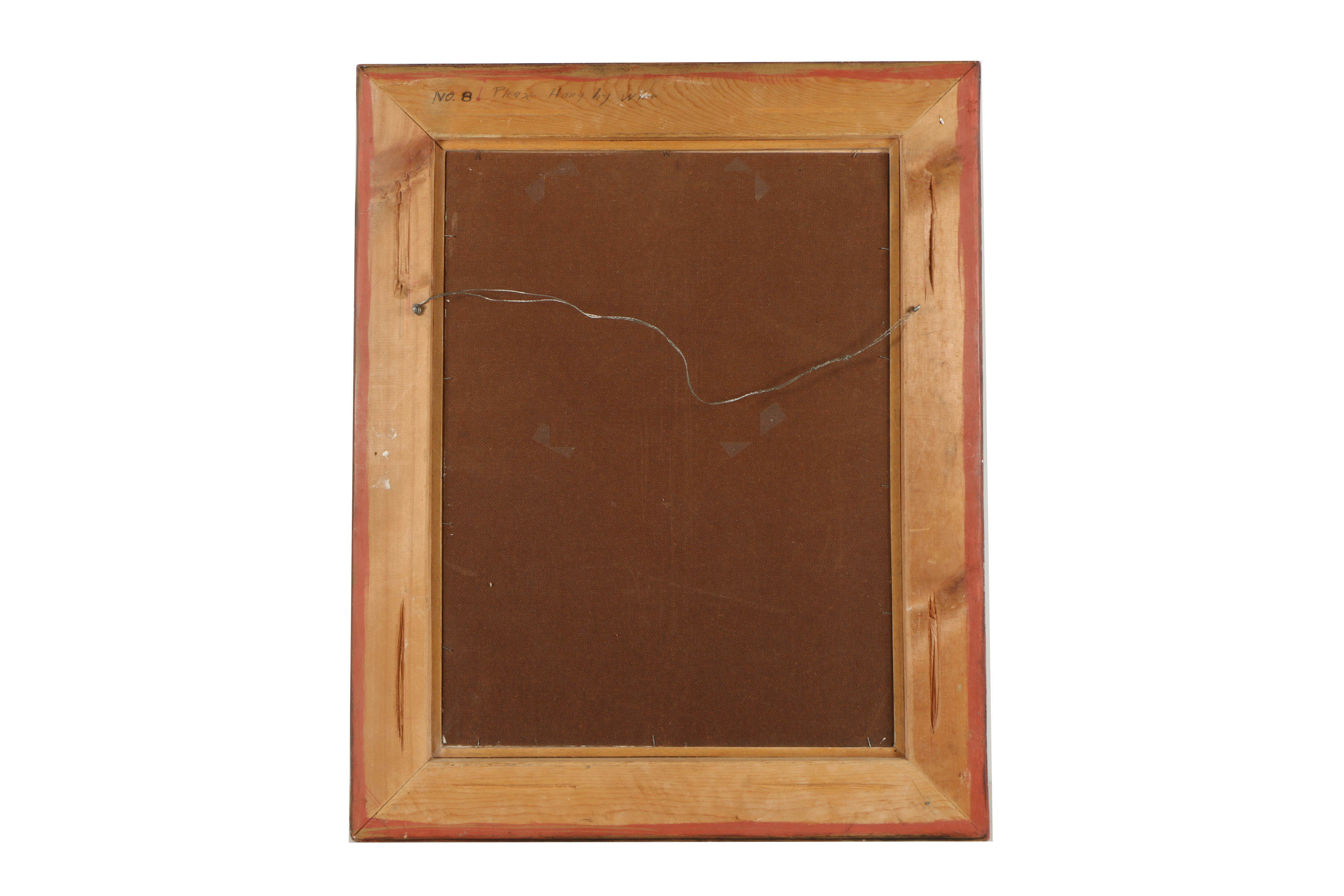 Charles W. Thwaites Oil Portrait on Masonite