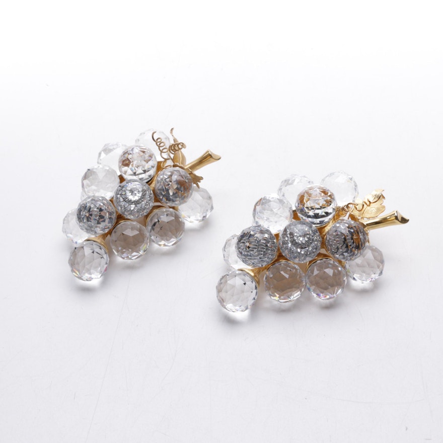 Swarovski Decorative Crystal Grape Bunches