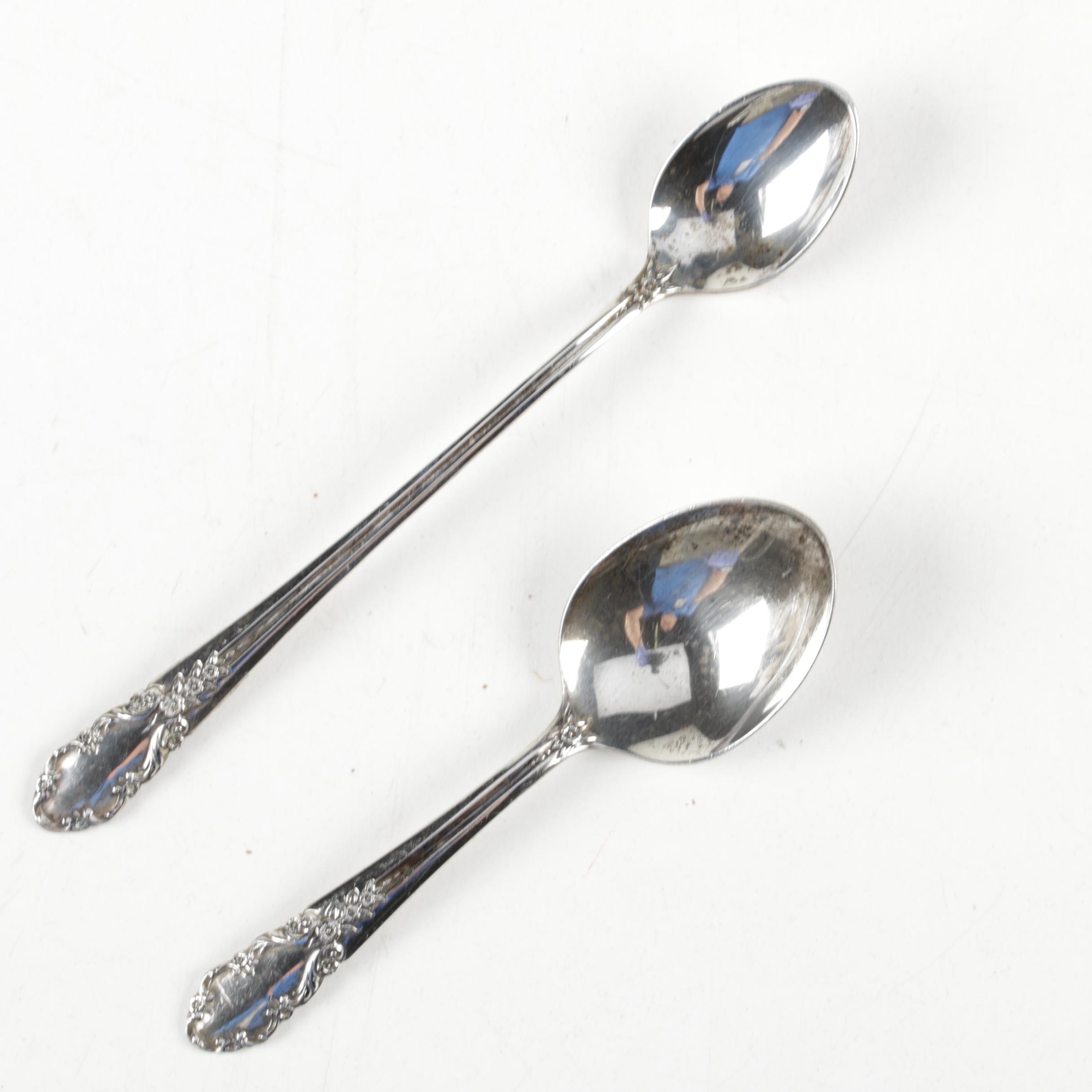 Wm Rogers Mfg. Co. "Bridal Veil" and Other Sterling Flatware and Cups