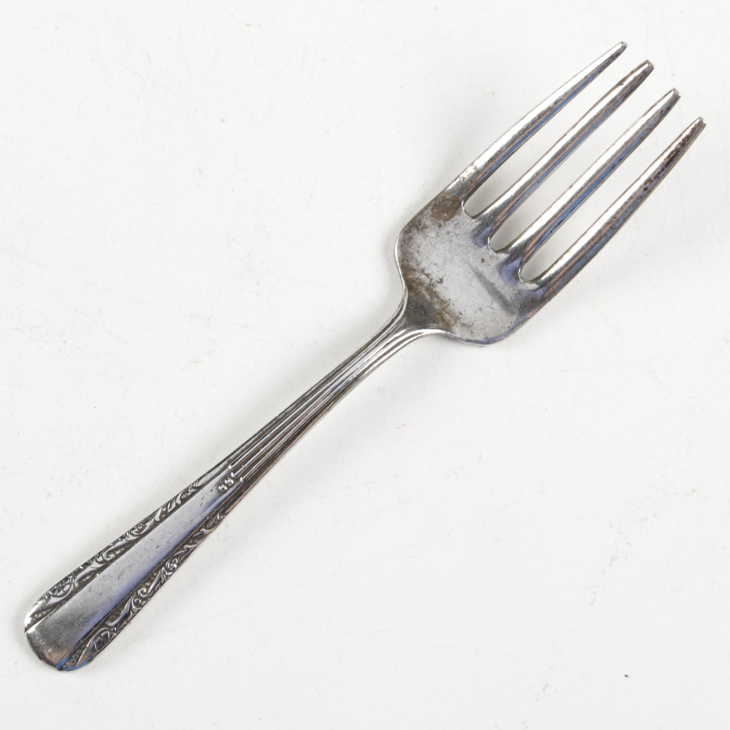 Wm Rogers Mfg. Co. "Bridal Veil" and Other Sterling Flatware and Cups