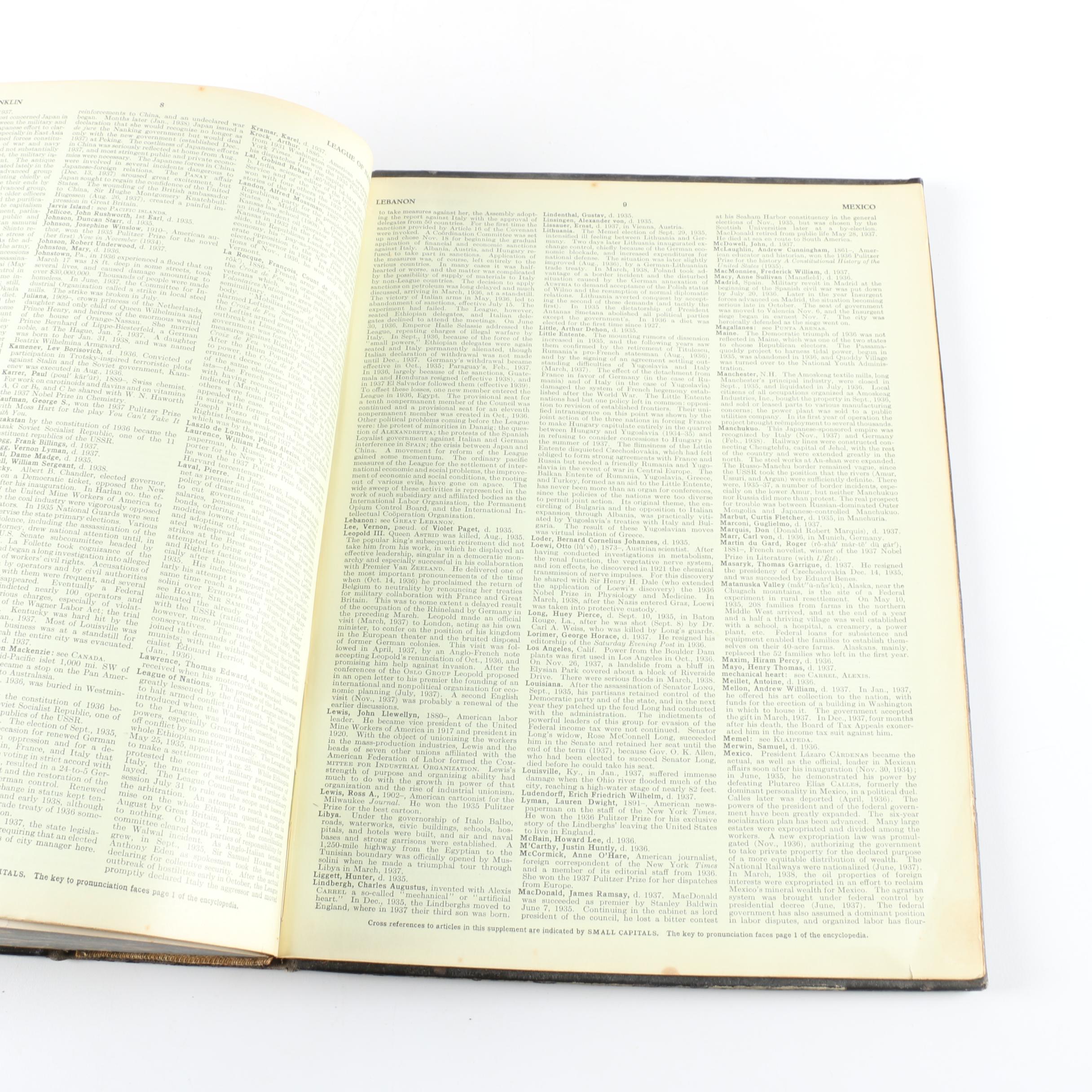 1938 "The Columbia Encyclopedia"