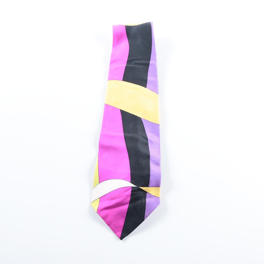 Vintage Emilio Pucci Silk Necktie