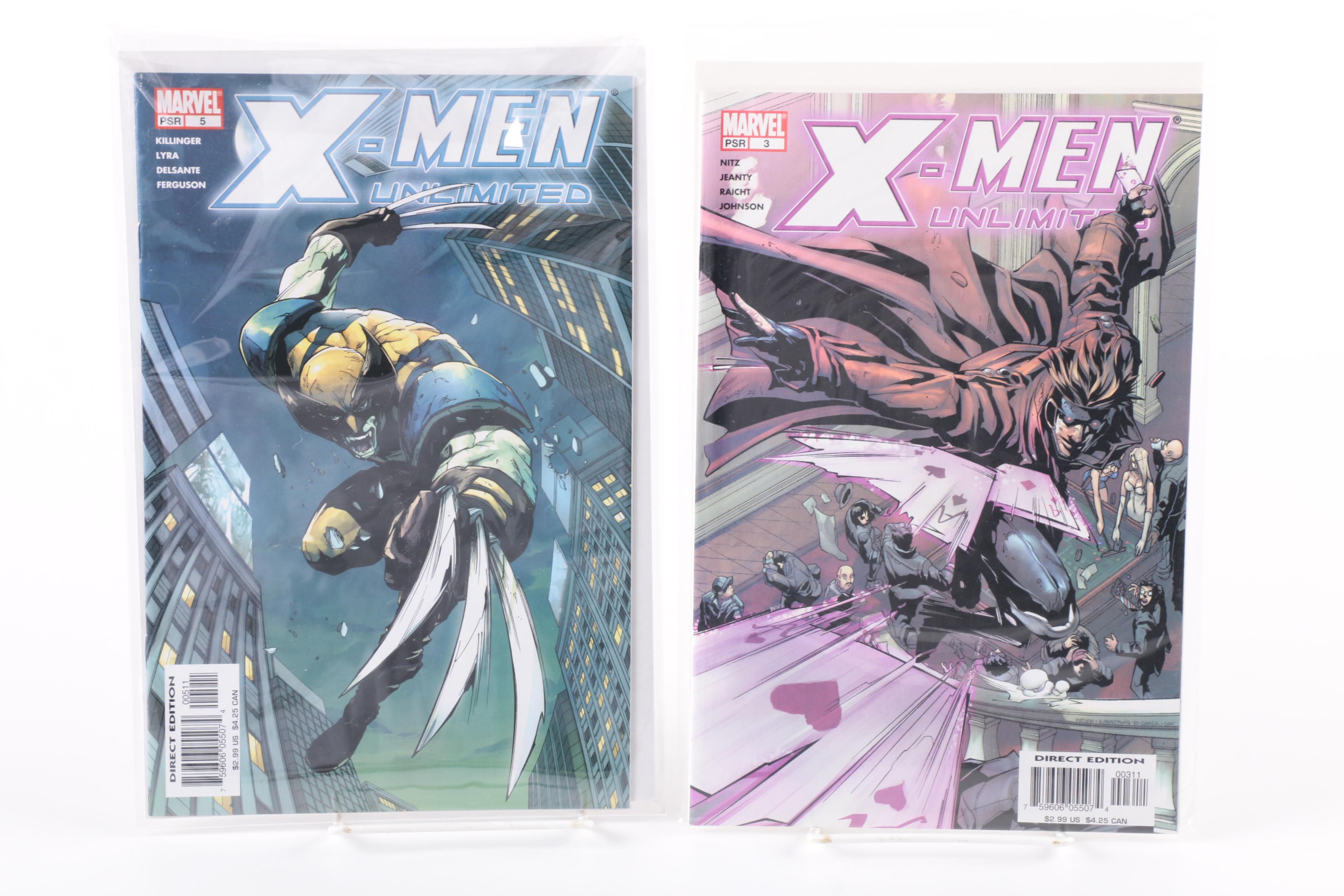 Collection of Marvel Comic Books featuring "Spider-Man" and "1602"