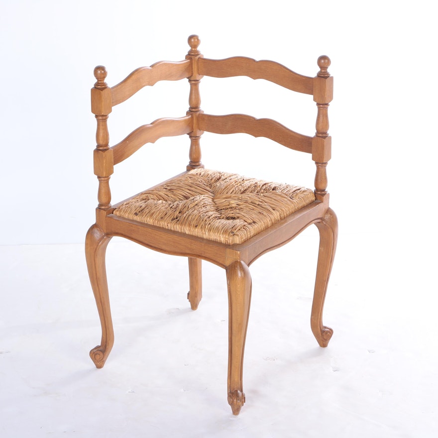 French Provincial Style Corner Chair