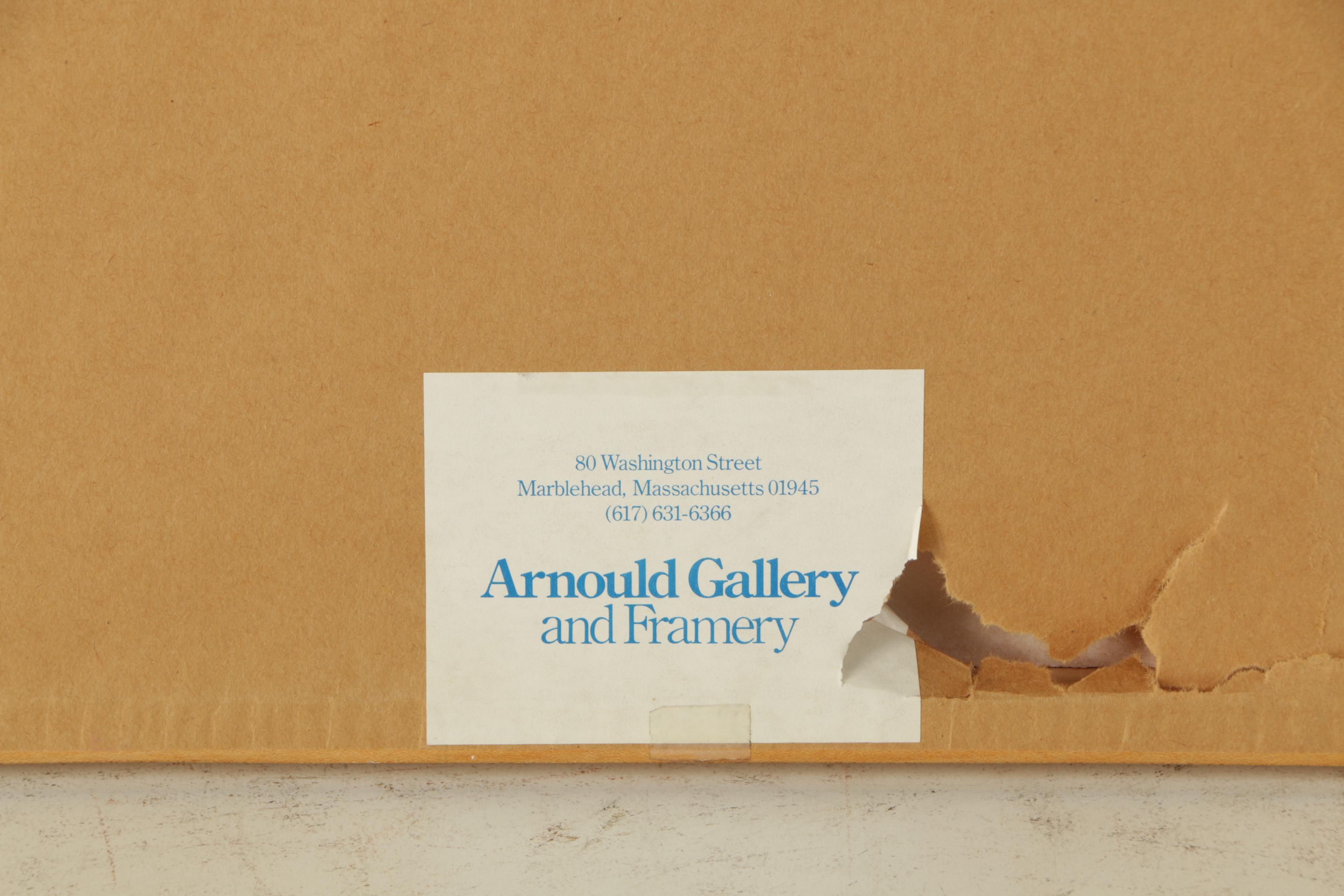 Lou Hoffer 1985 Limited Edition Intaglio Print on Paper "Forest Flowers"