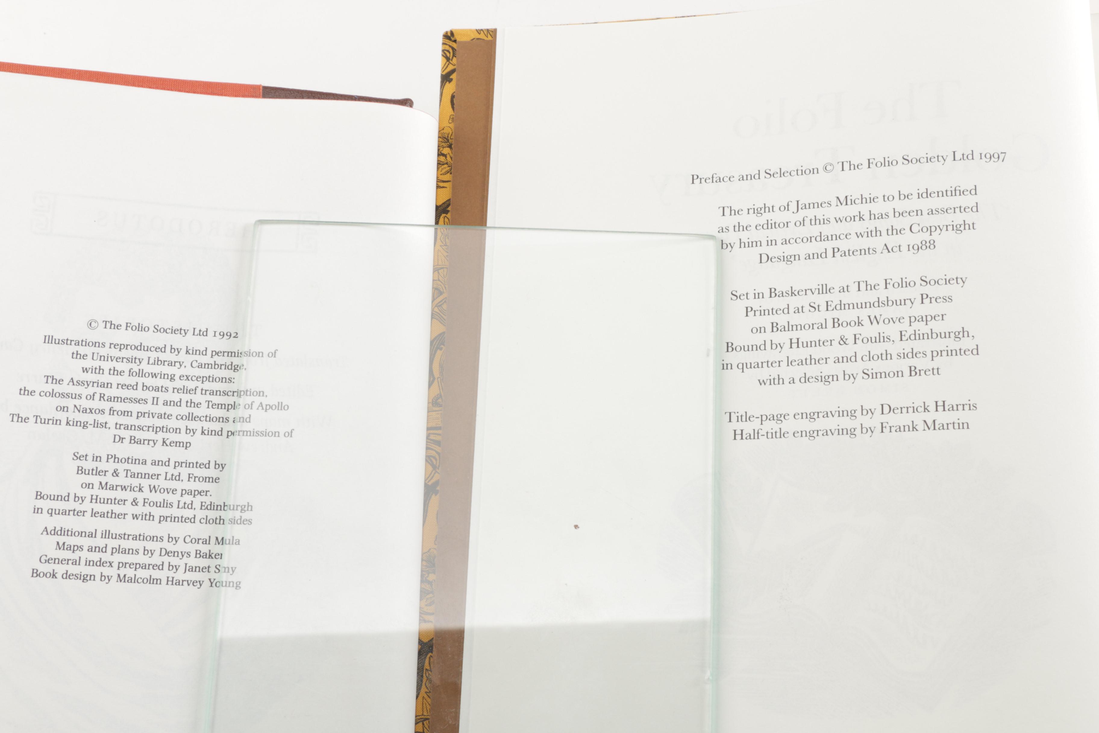 Books Featuring "The Folio Golden Treasury" and Other Folio Society Books