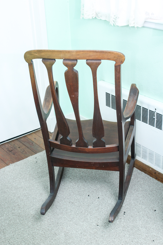 Vintage Wooden Rocking Chair