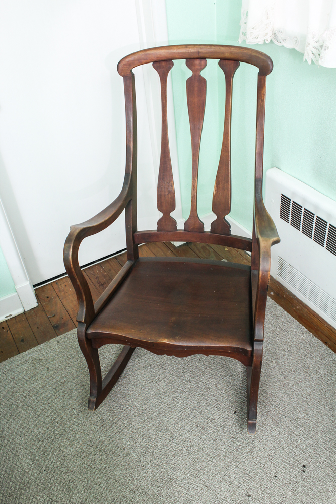 Vintage Wooden Rocking Chair