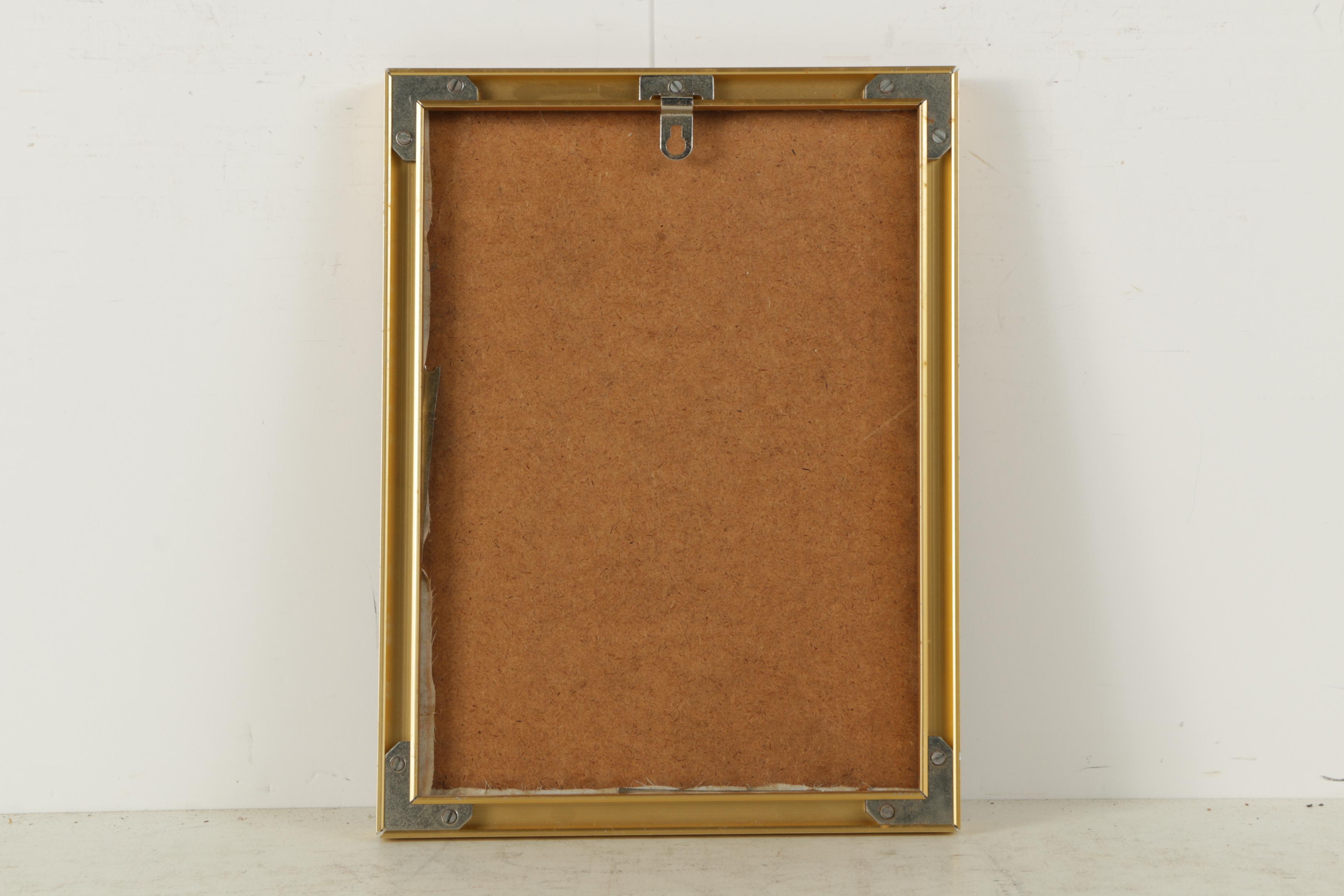 Watercolor and Gouache Painting on Linen of Indo-Persian Hunting Scene