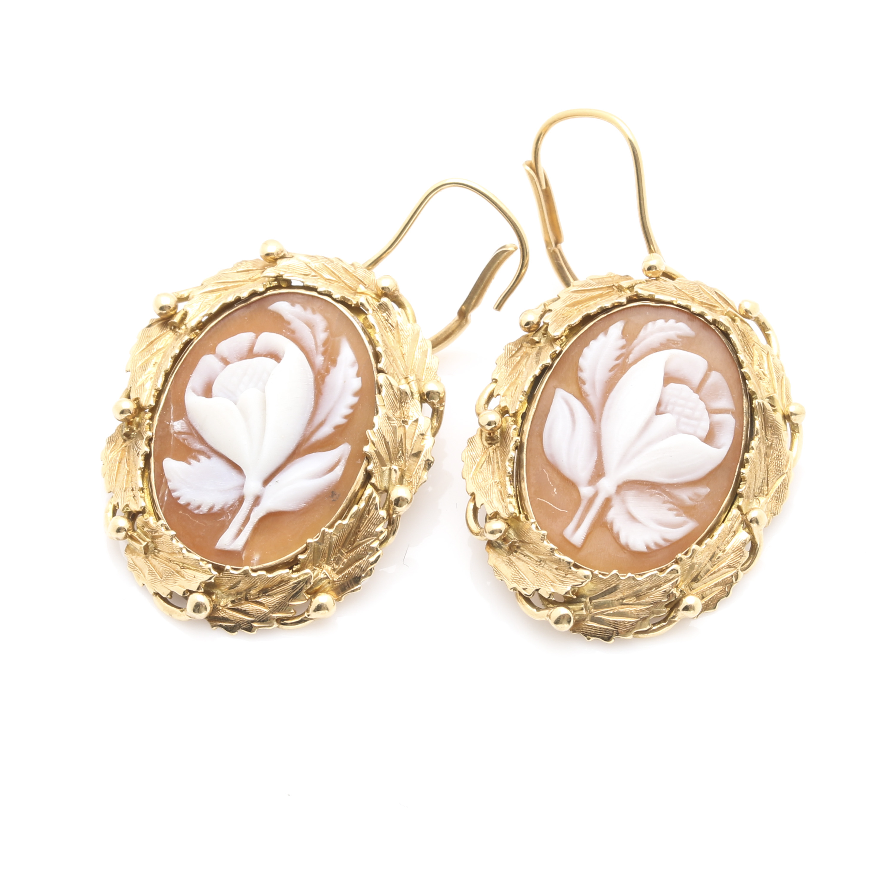 10K and 14K Yellow Gold Necklace and Earring Selection