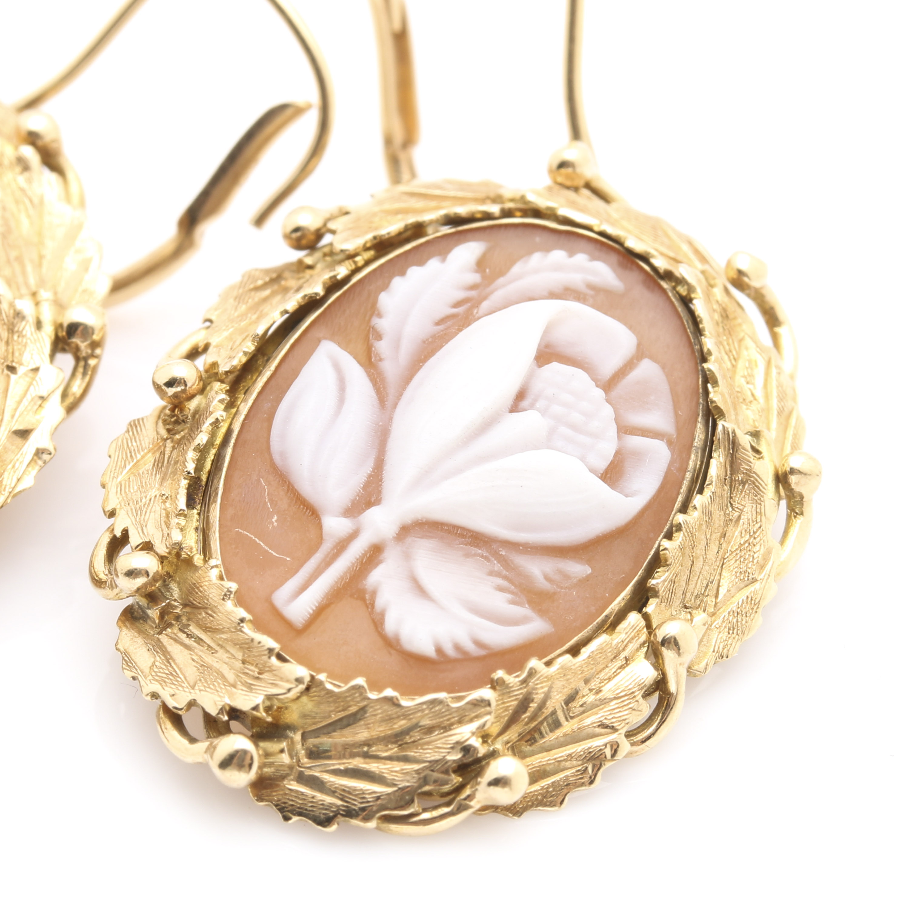 10K and 14K Yellow Gold Necklace and Earring Selection