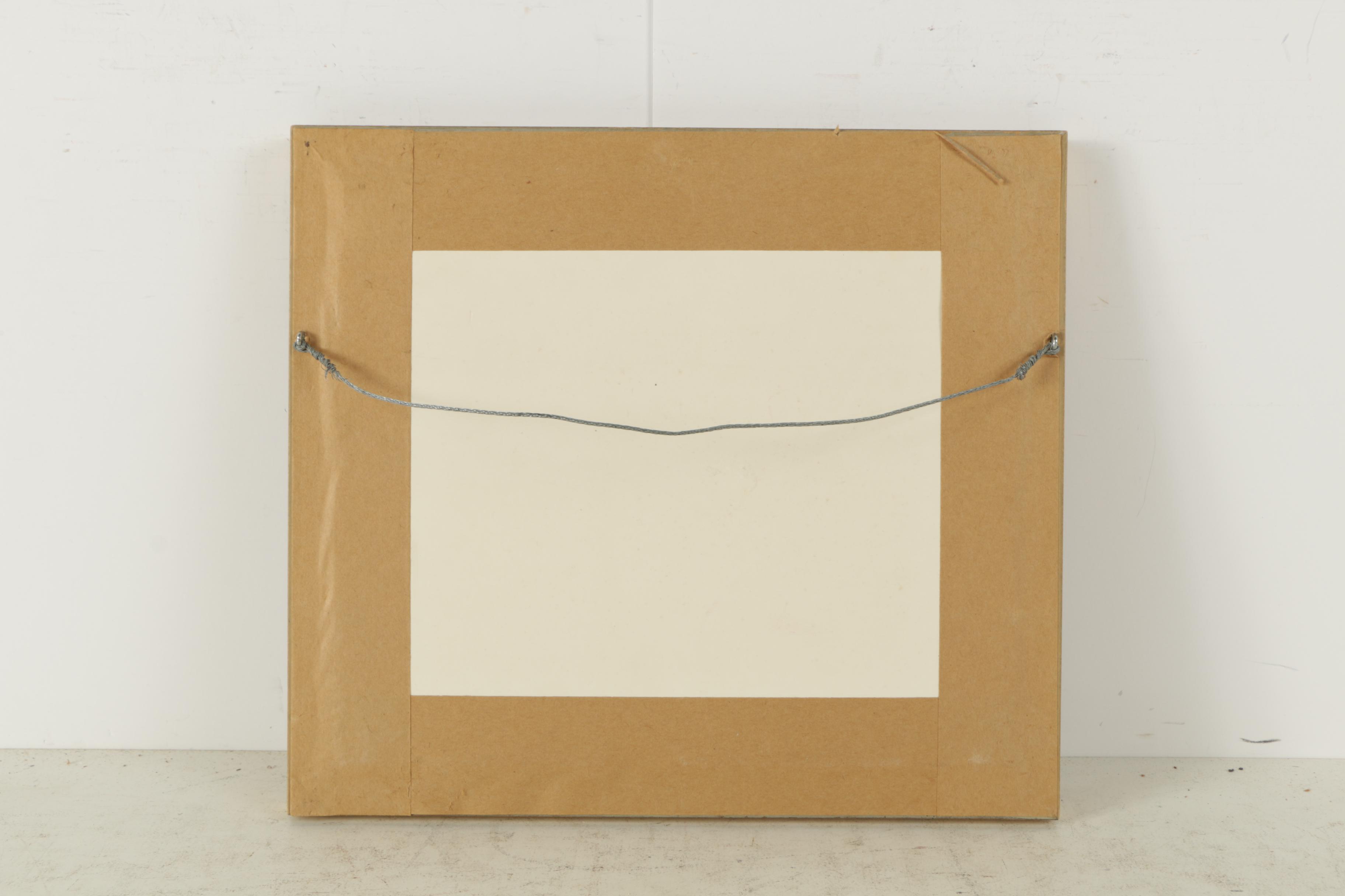 Thomas R. Dunlay Offset Lithograph Print on Paper "Winter Snowfall"