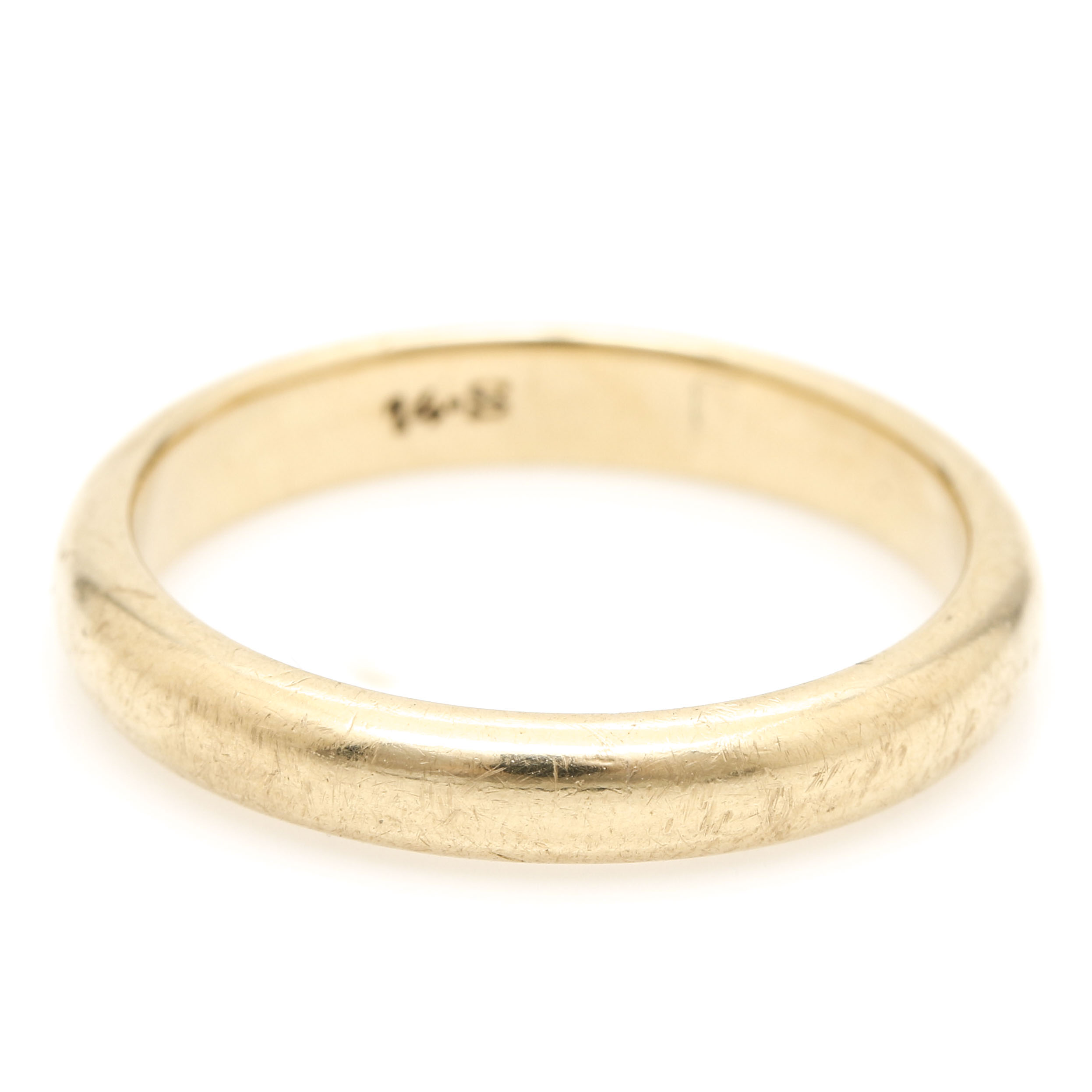14K Yellow Gold Ring Band
