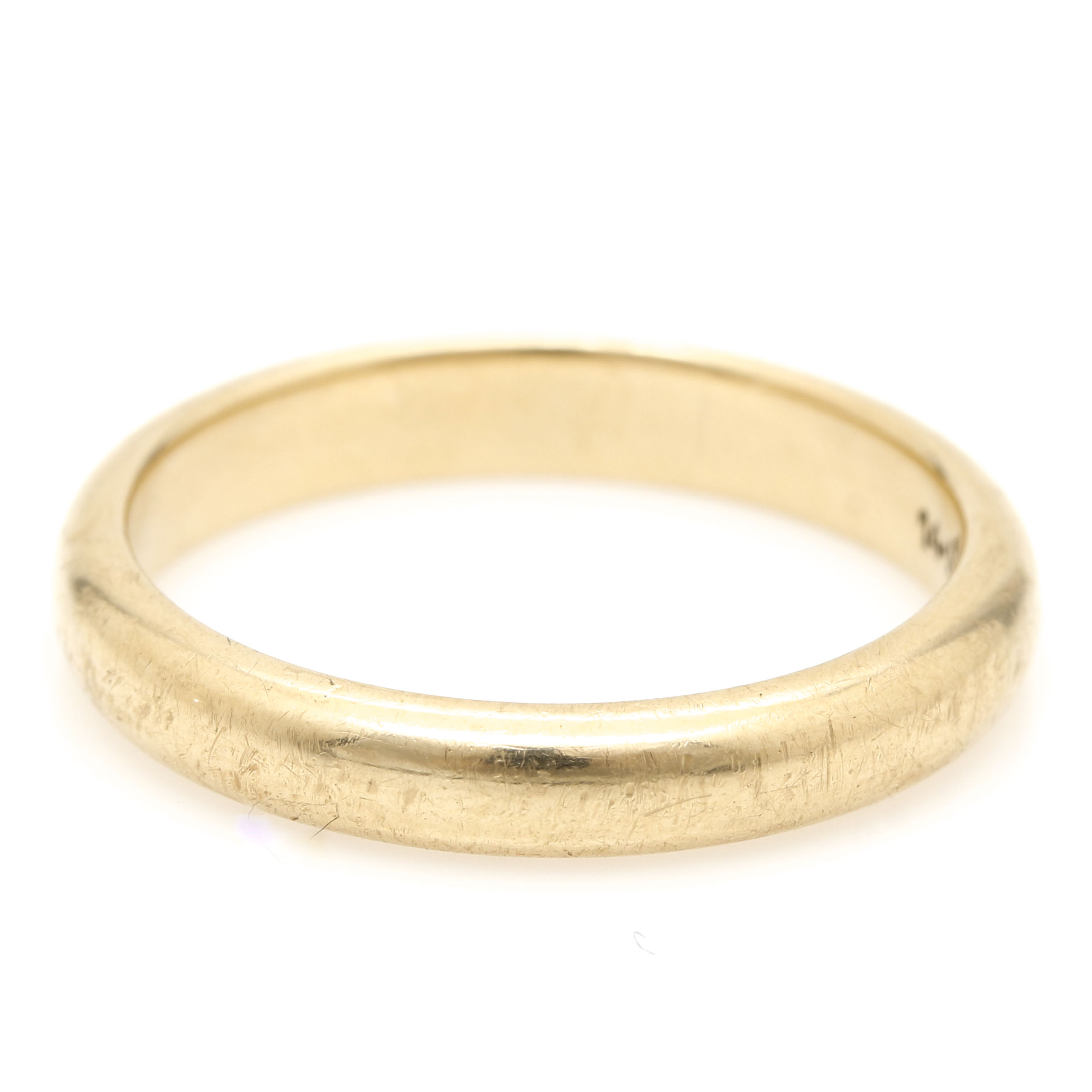14K Yellow Gold Ring Band