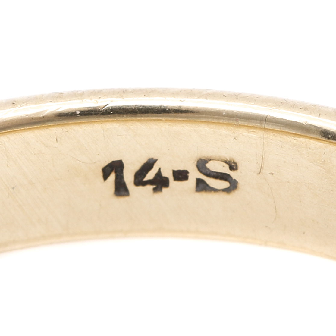 14K Yellow Gold Ring Band