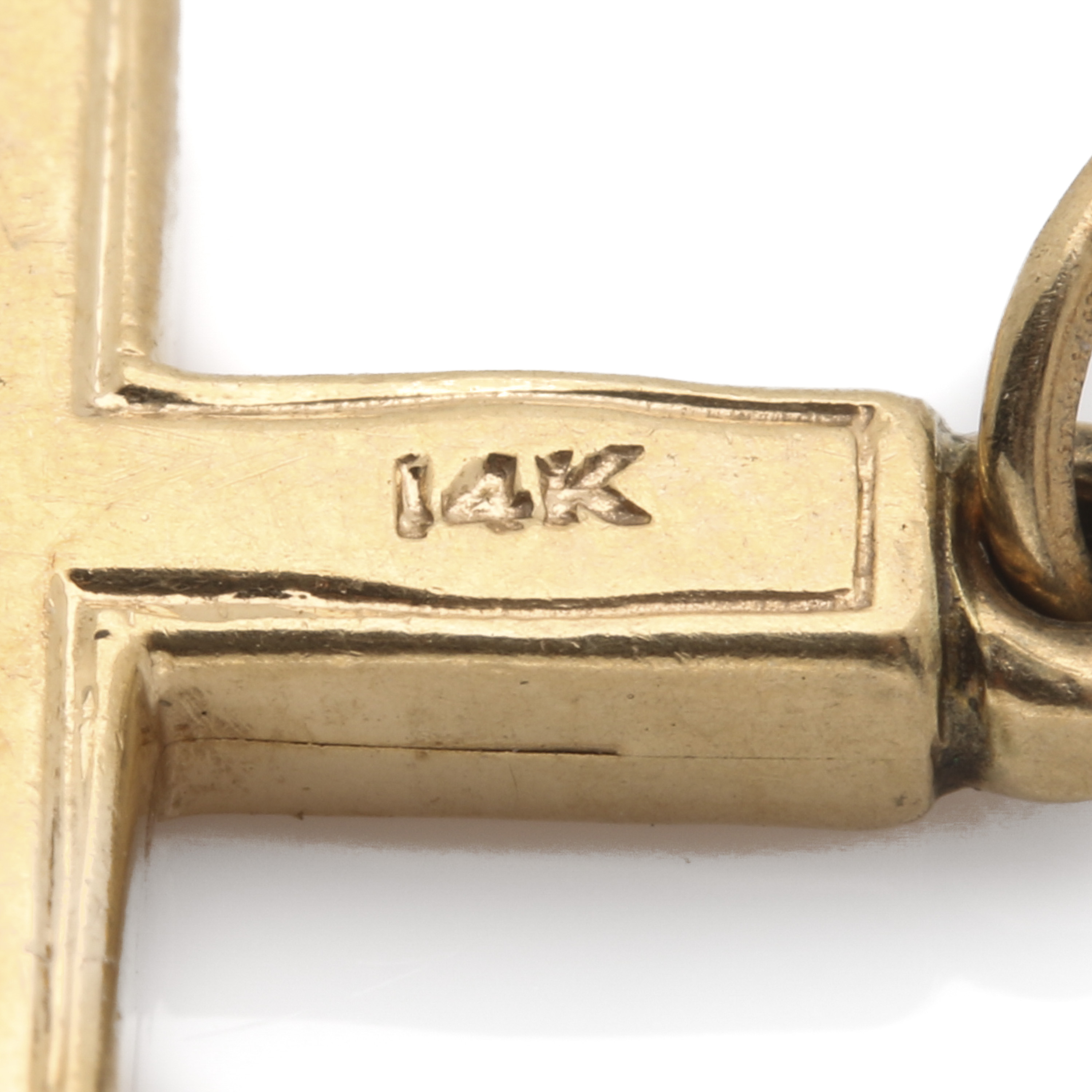 14K Yellow Gold Jewelry Assortment Including Mourning Charm