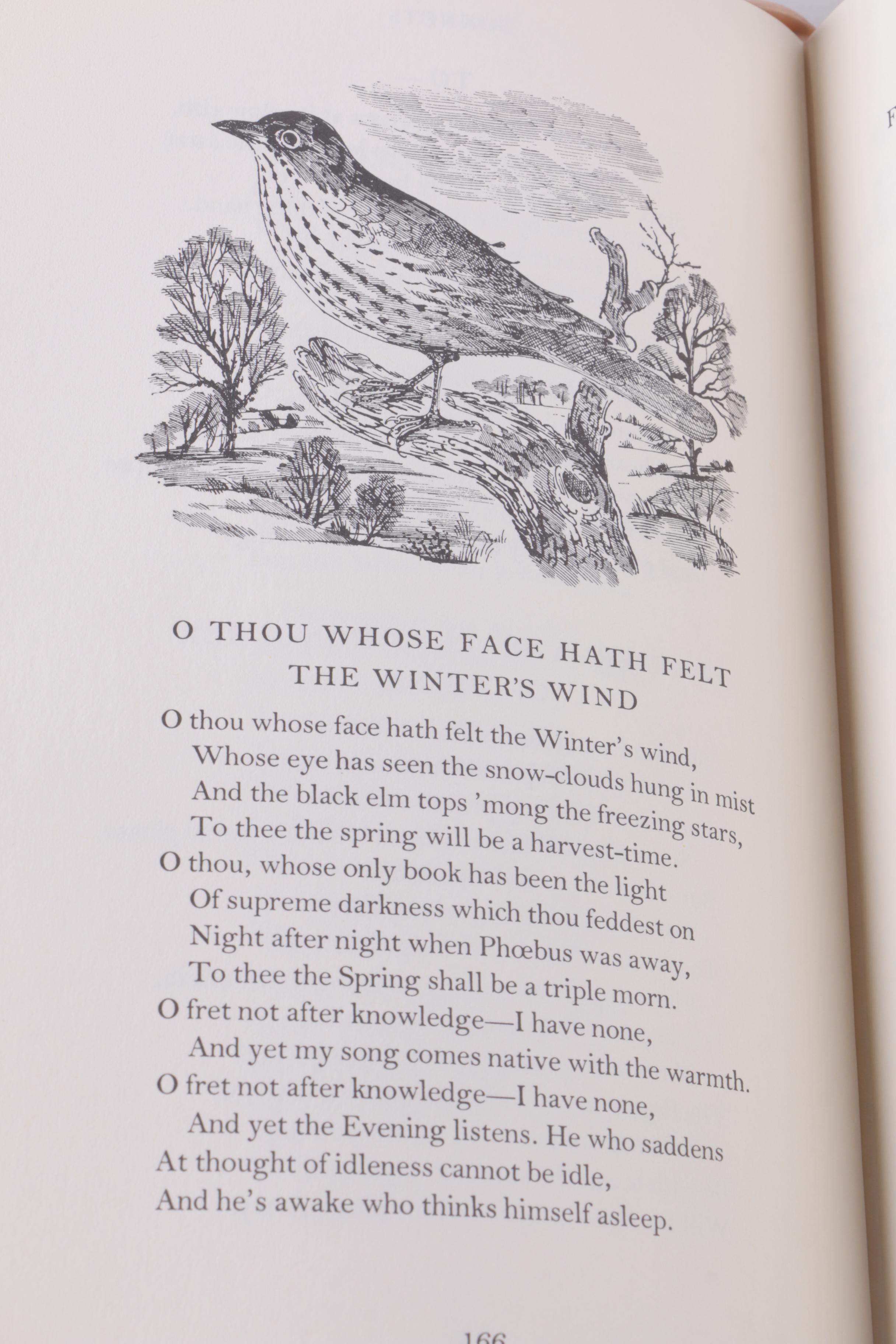 1980 "The Poems of John Keats" and 1976 "The Poems of W.B. Yeats"