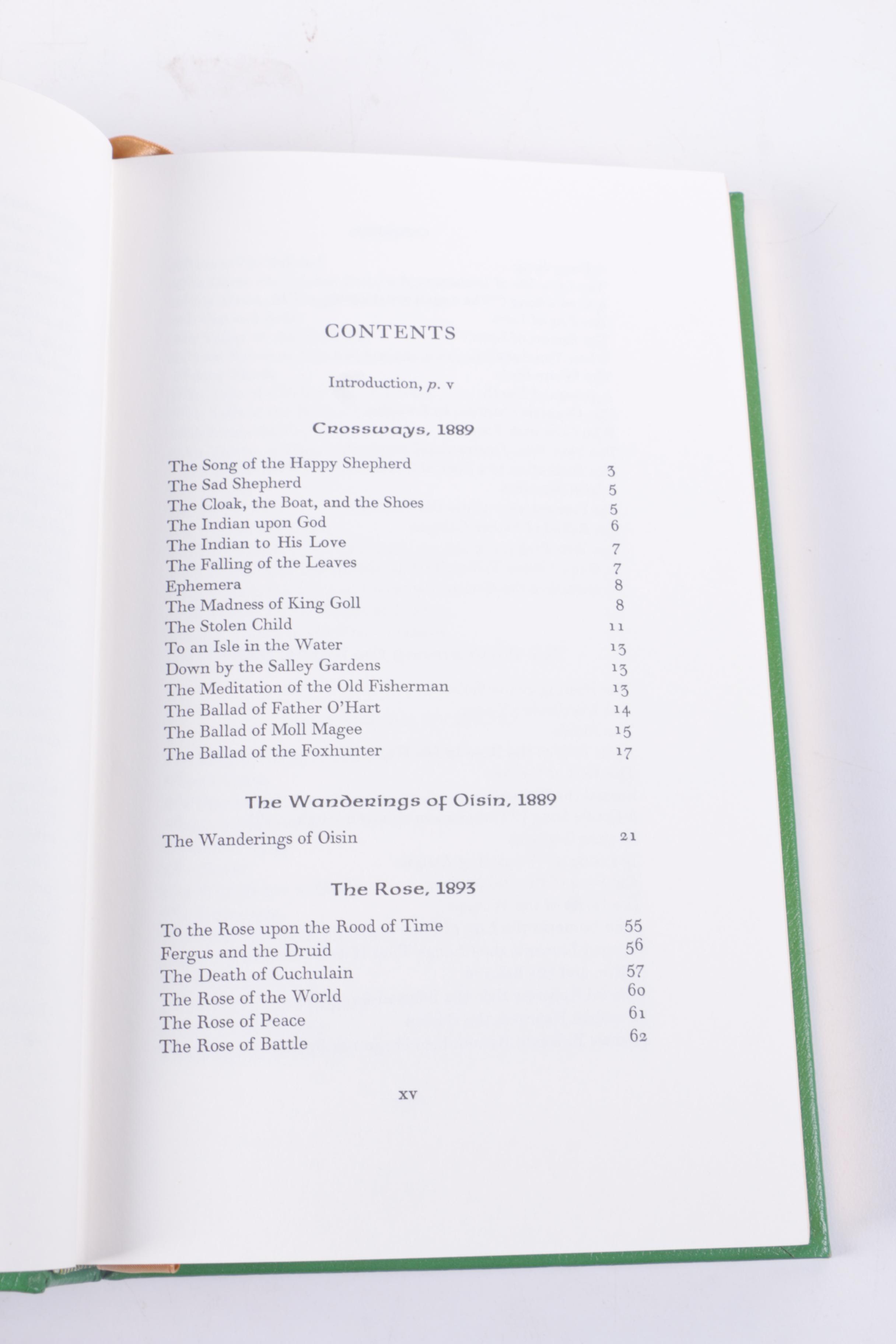 1980 "The Poems of John Keats" and 1976 "The Poems of W.B. Yeats"