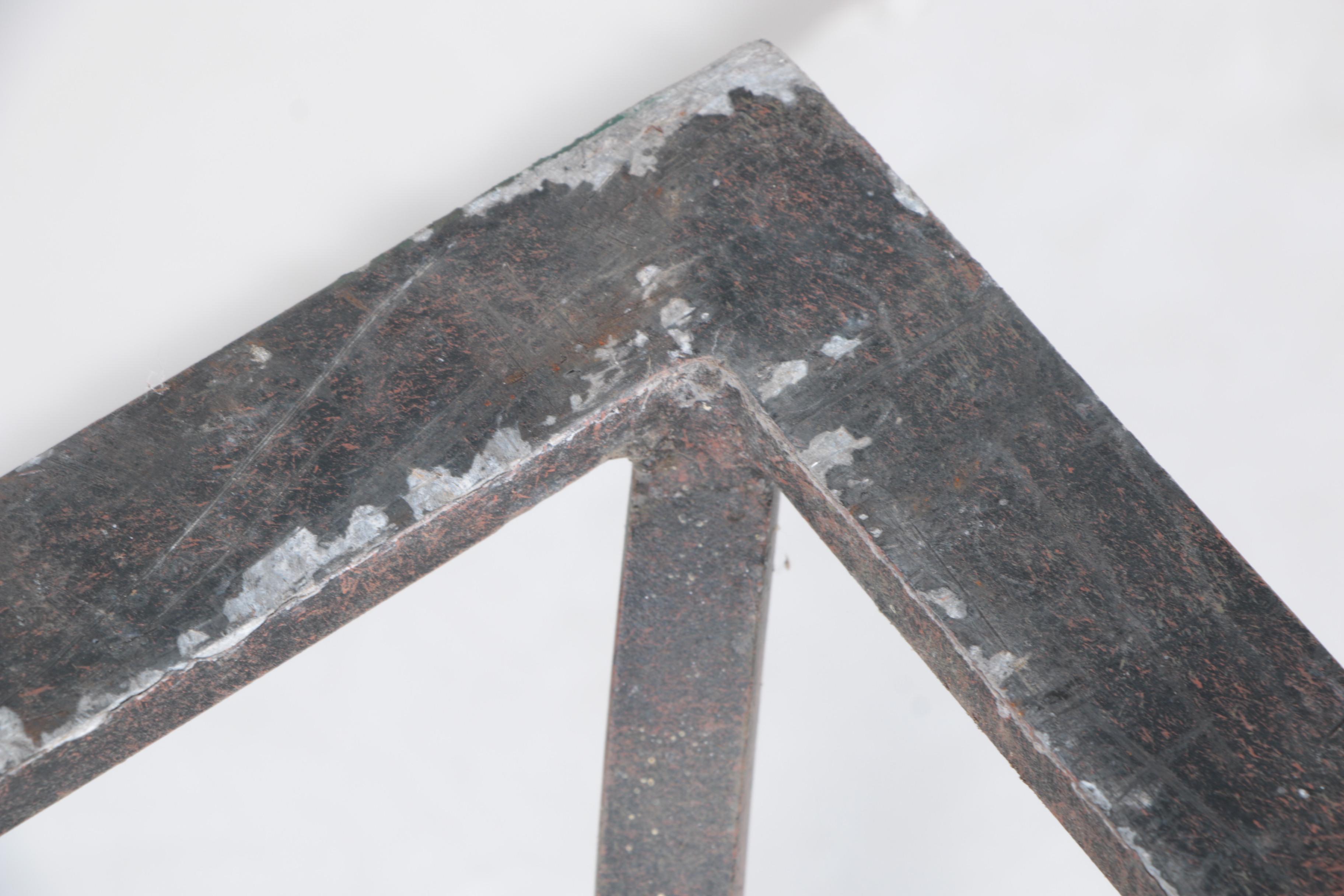 Wrought Iron Patio Table with Ceramic Tile Top