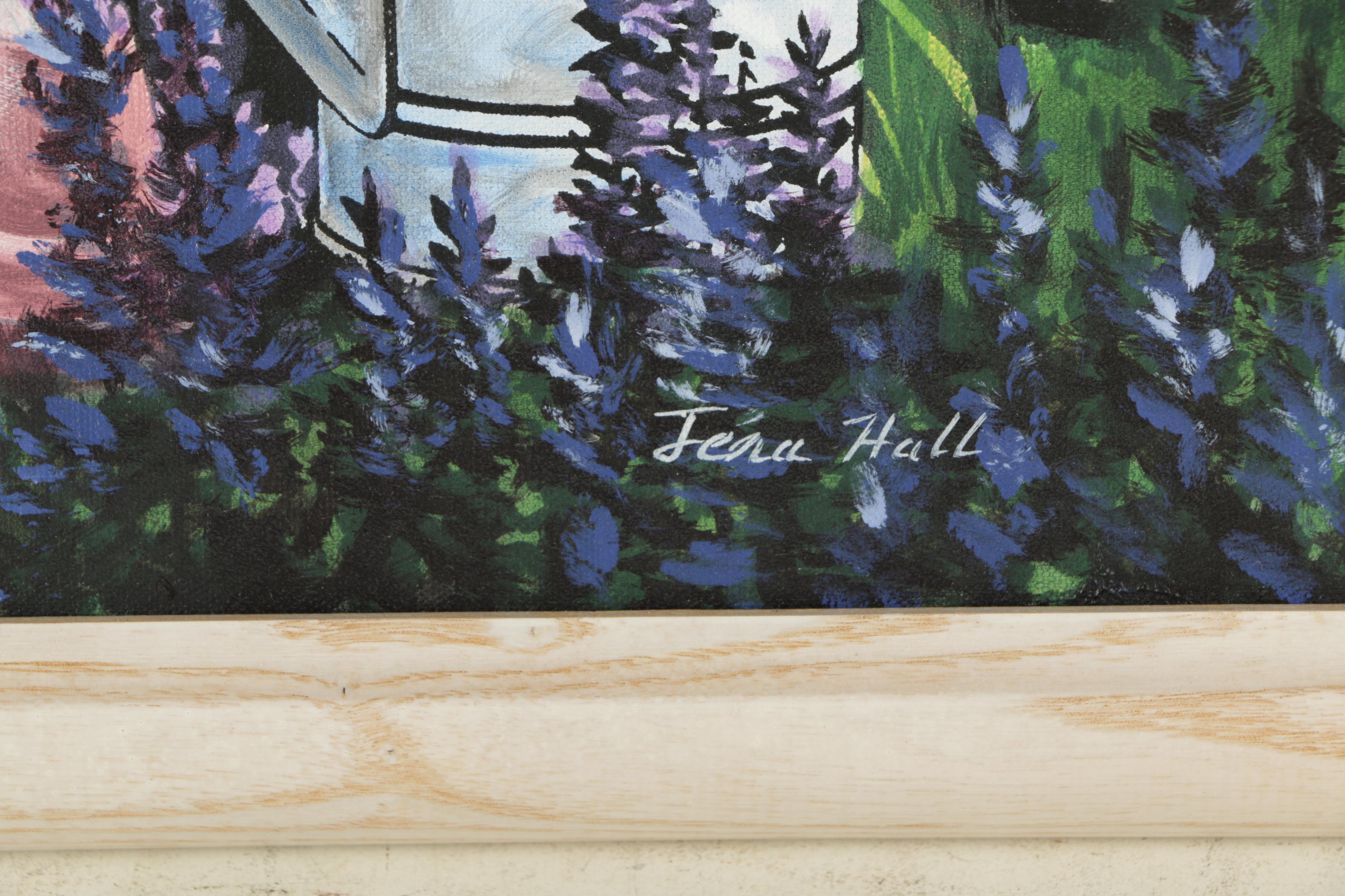 Embellished Serigraph on Canvas