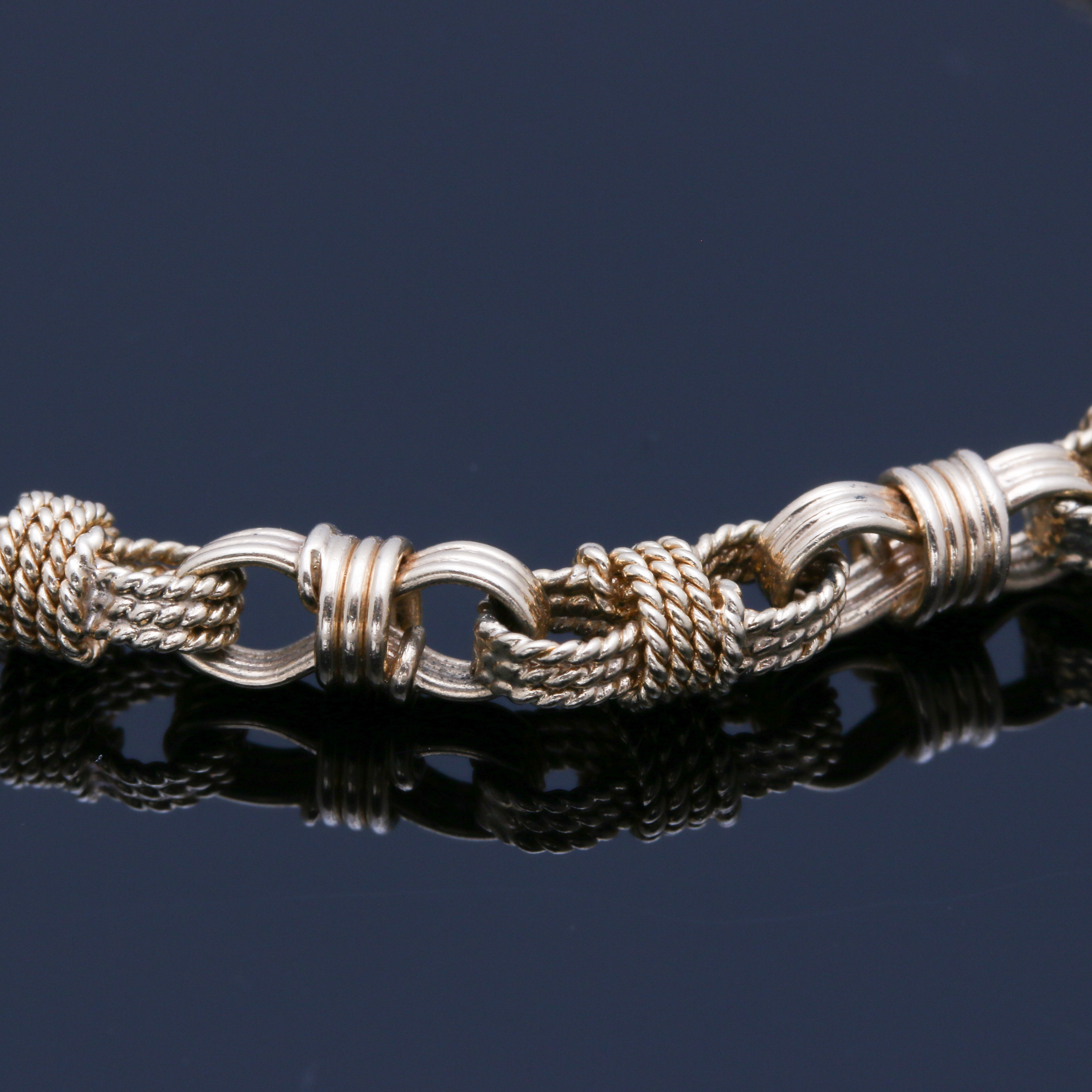 14K Yellow Gold Chain Link Bracelet