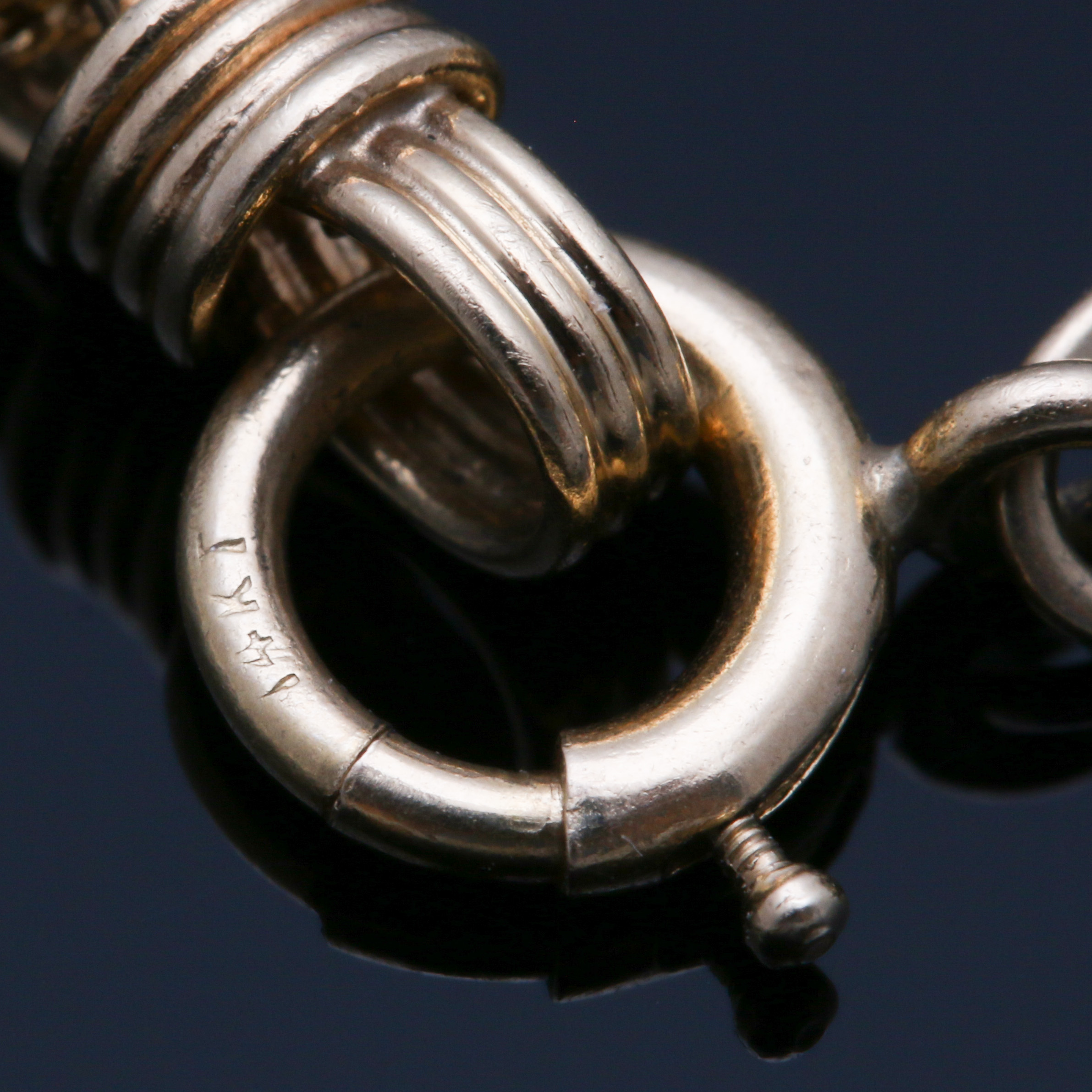 14K Yellow Gold Chain Link Bracelet