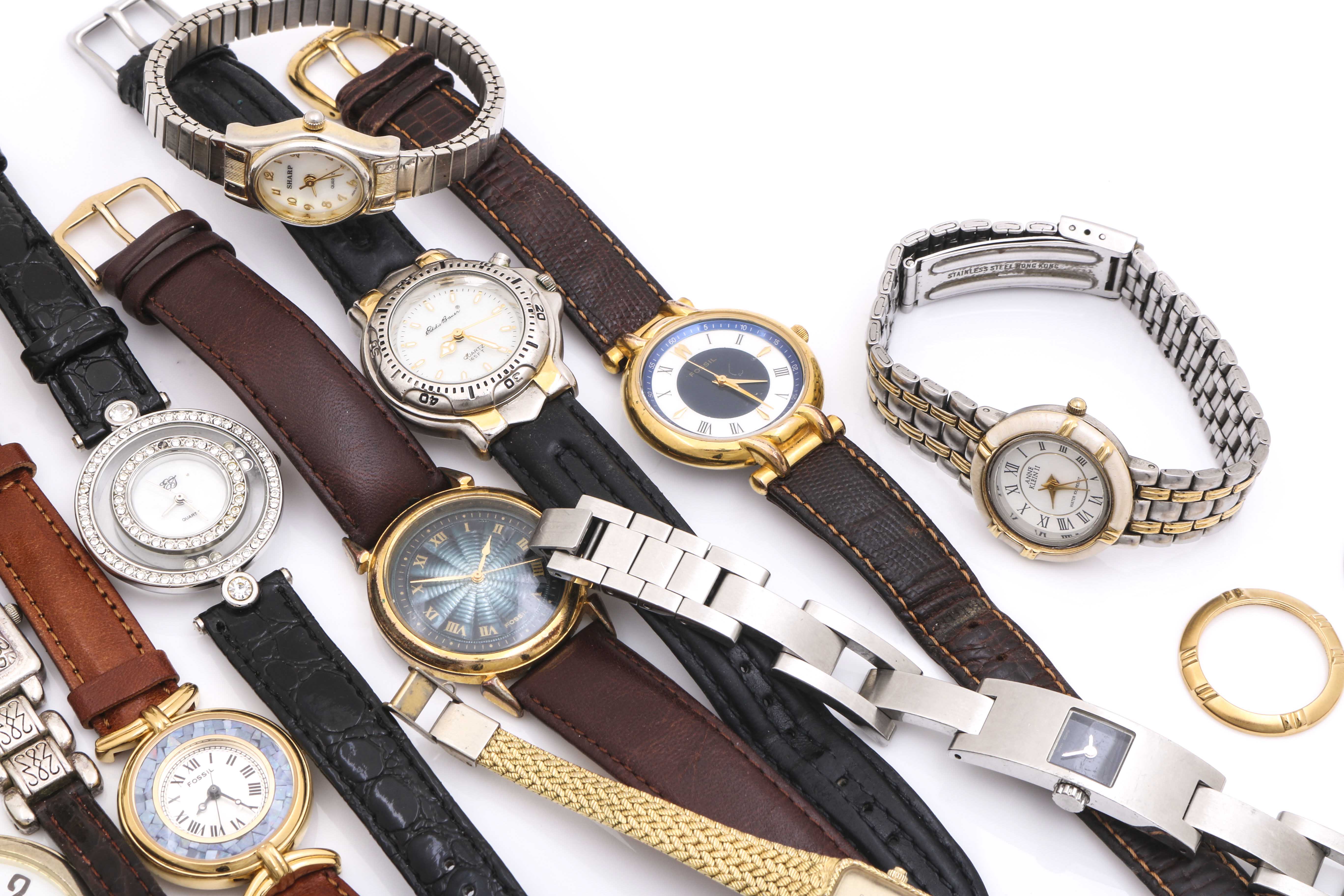 Assortment of Watches Including a Sterling Silver Nine West Watch
