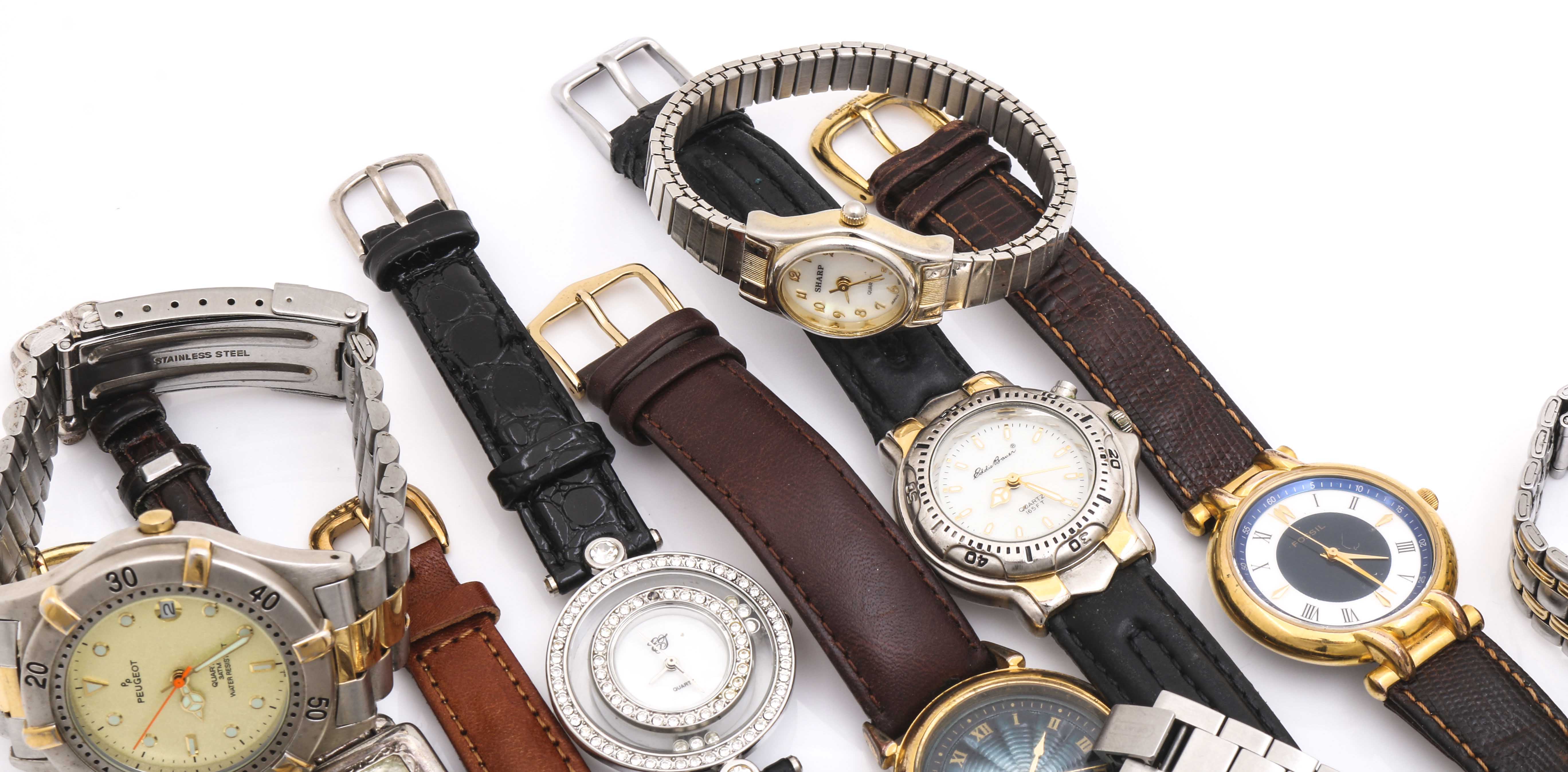 Assortment of Watches Including a Sterling Silver Nine West Watch